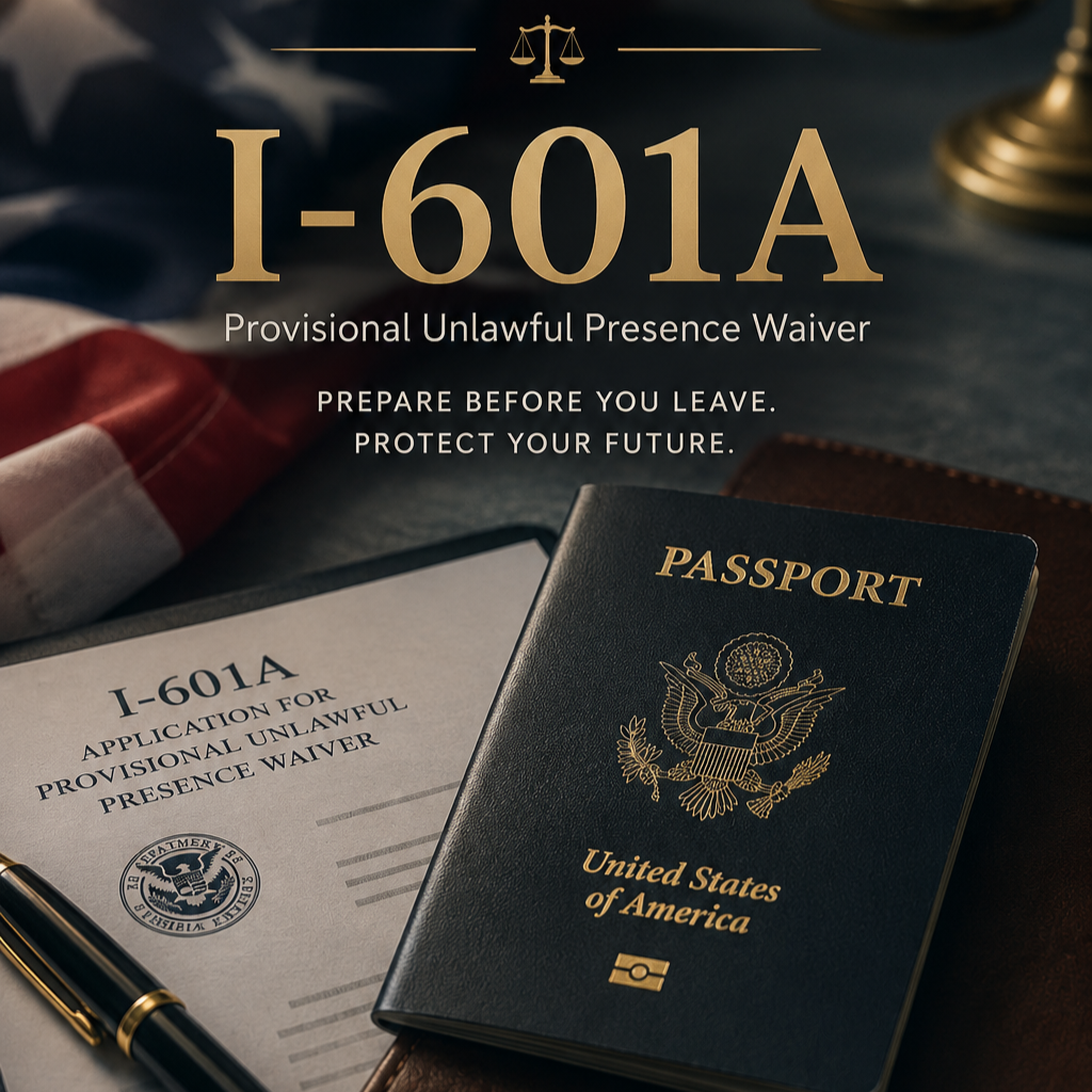 불법체류가 길어졌다면, 영주권은 끝난 걸까? : I-601A 잠정적 불법체류 면제 — 출국 전 반드시 검토해야 할 3년·10년 입국금지 면제 전략
