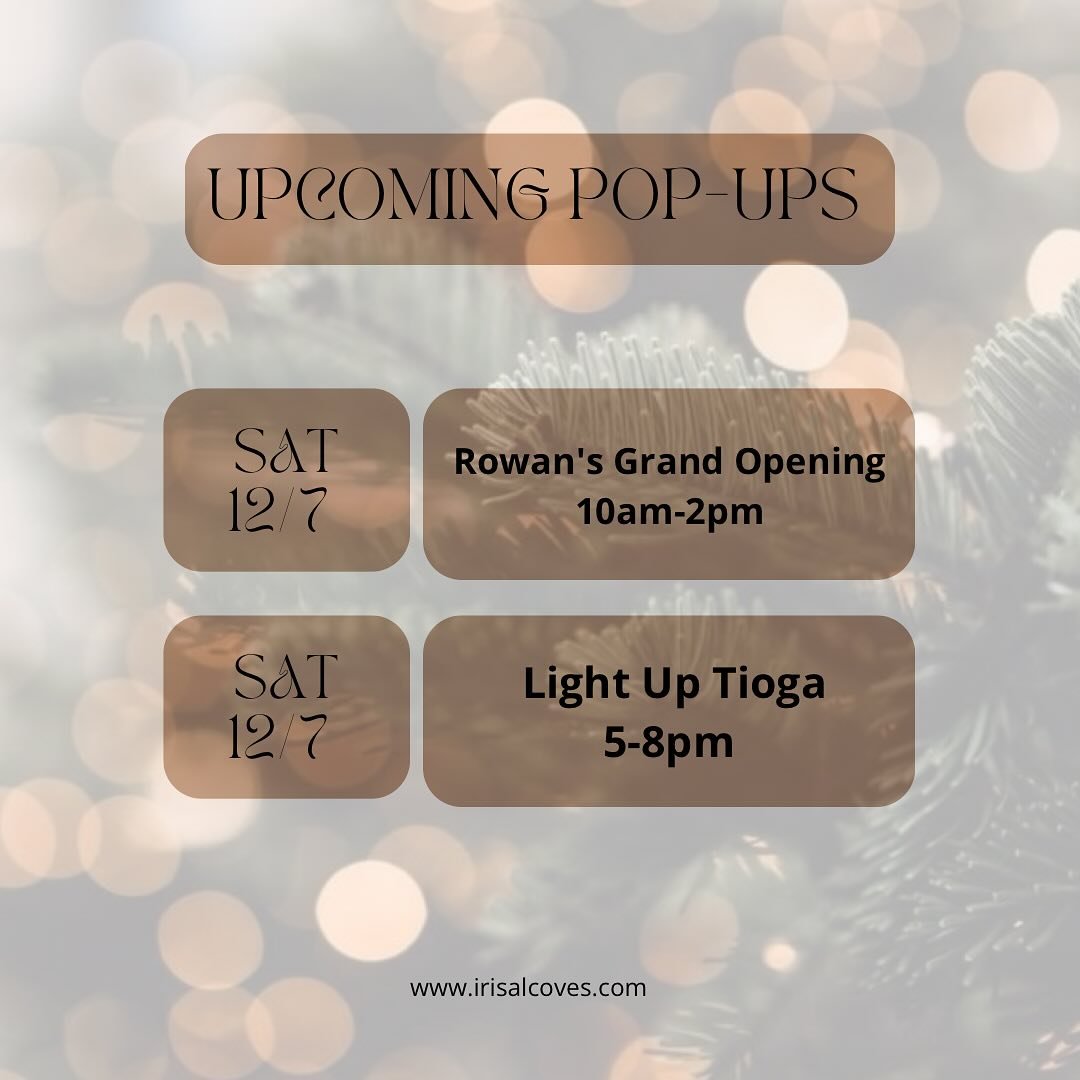 It&rsquo;s a bustling week here at the studio, and we&rsquo;re excited to share all the details with you! ✨

Studio Hours ❤️

Thursday &amp; Friday
🕚 11:00 AM - 4:00 PM
Appointments are encouraged, but walk-ins are always welcome!

Saturday 
📣 The 