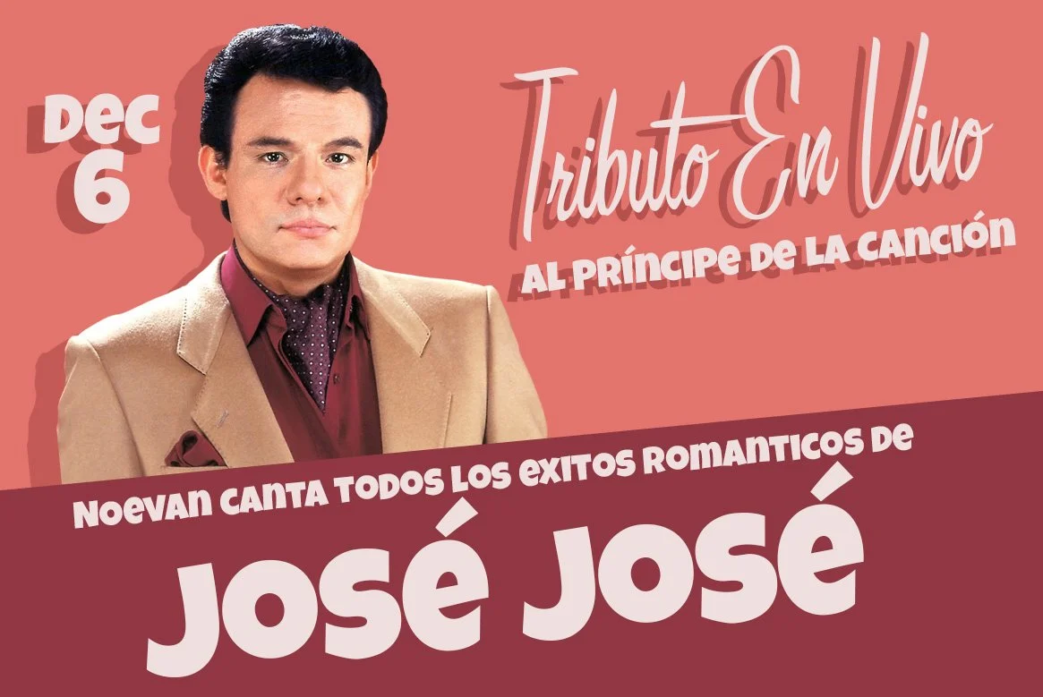 Tributo en vivo al Príncipe de la Canción, José José 