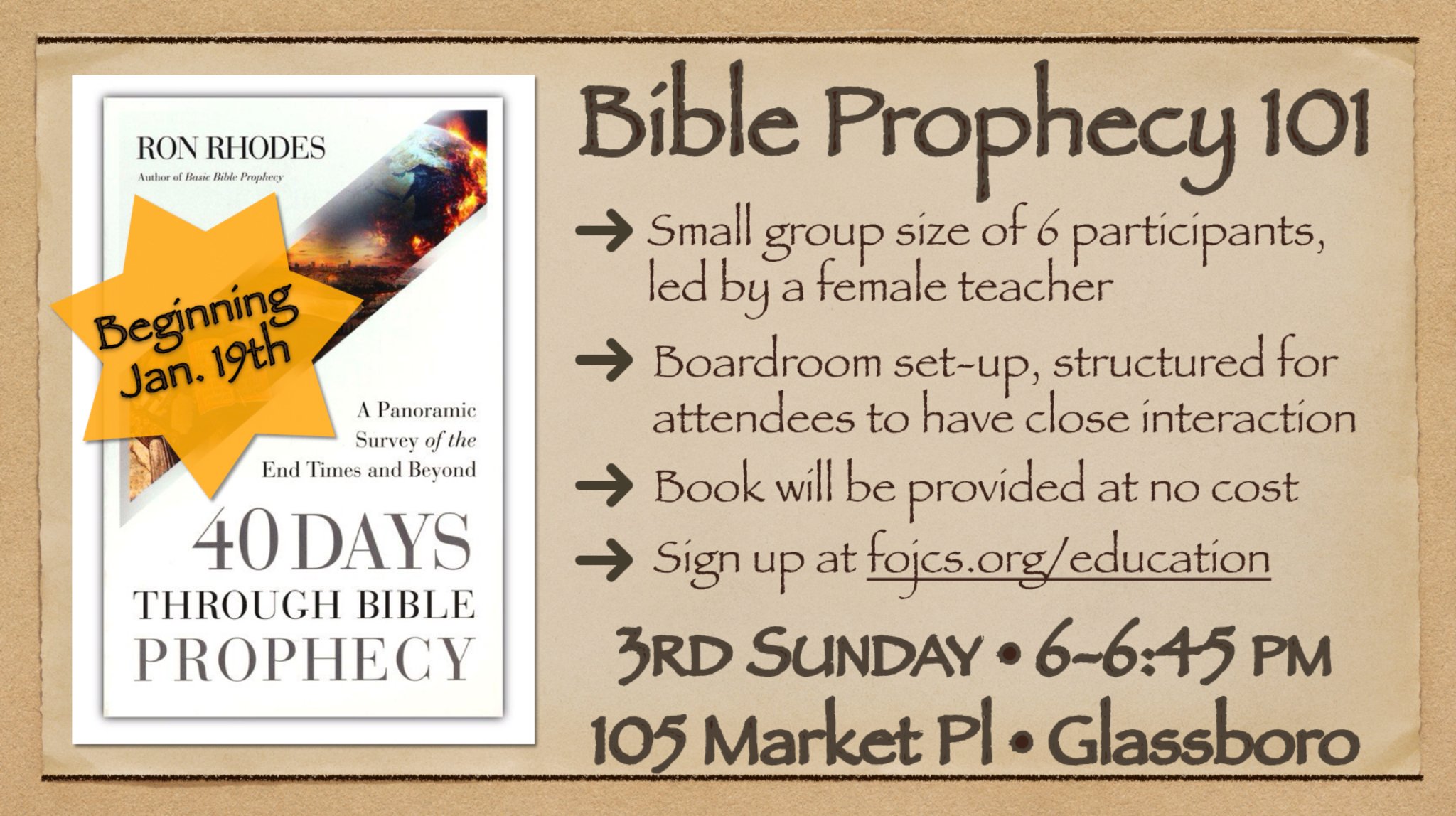 Bible Prophecy 101 Small Group