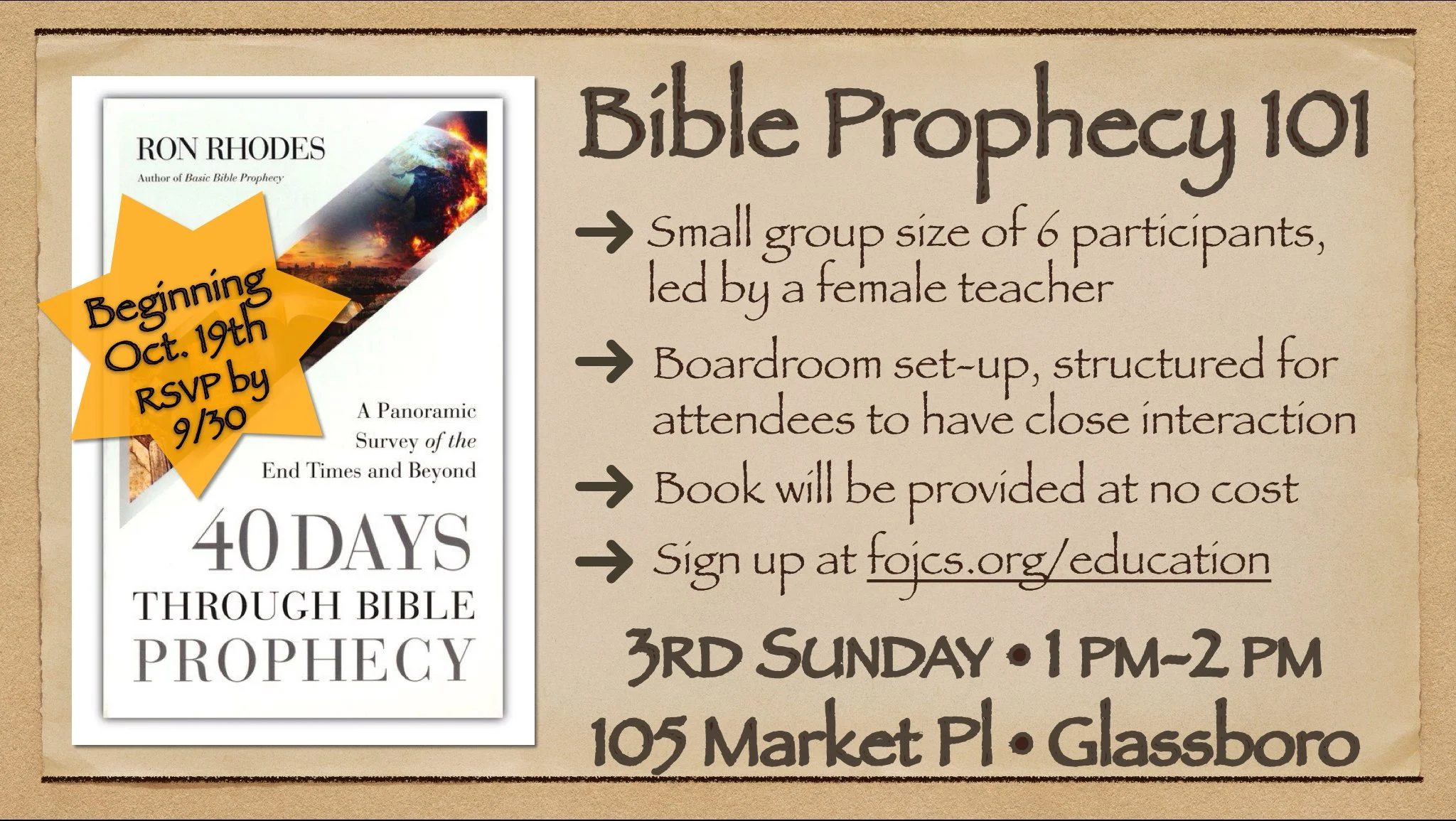 Bible Prophecy 101 Small Group