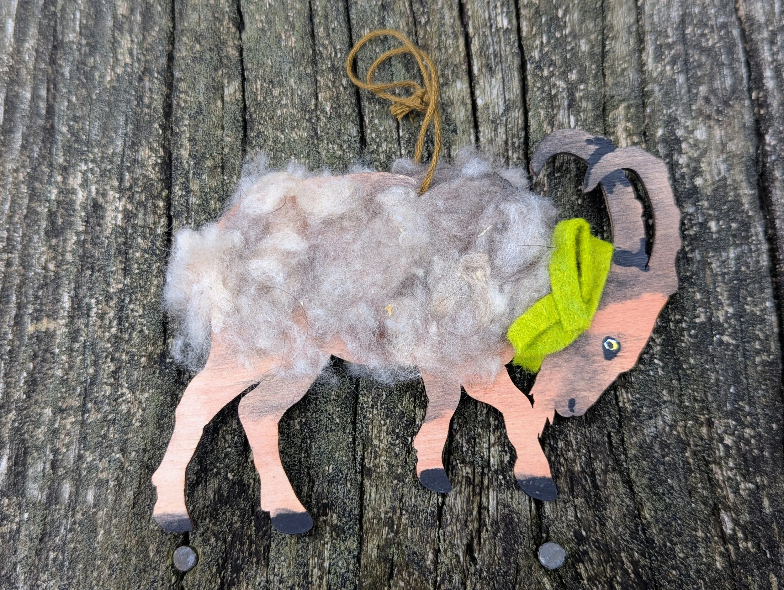 SCI Goat Cashmere Ornament