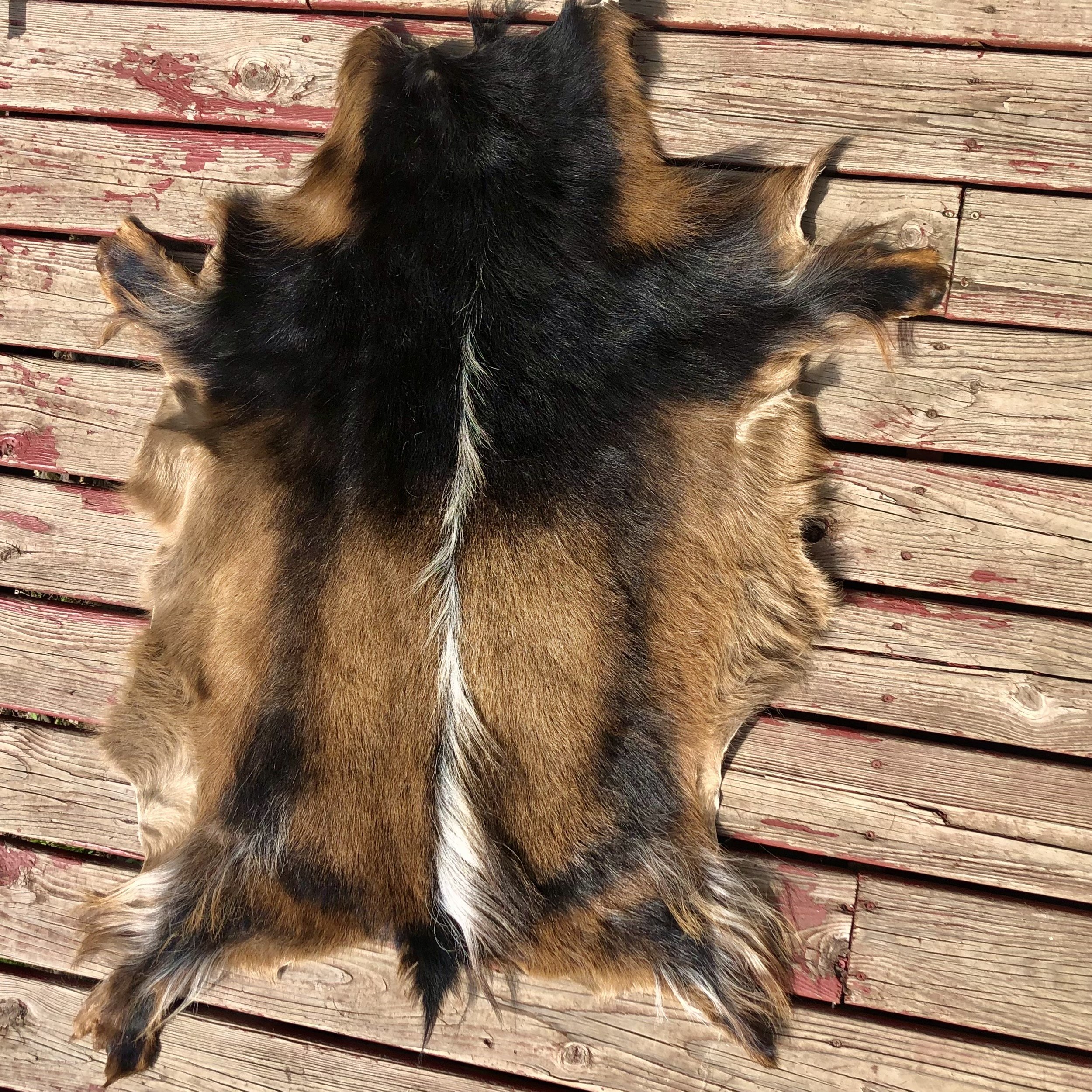 Pablo-Naturally Tanned Goat Hide