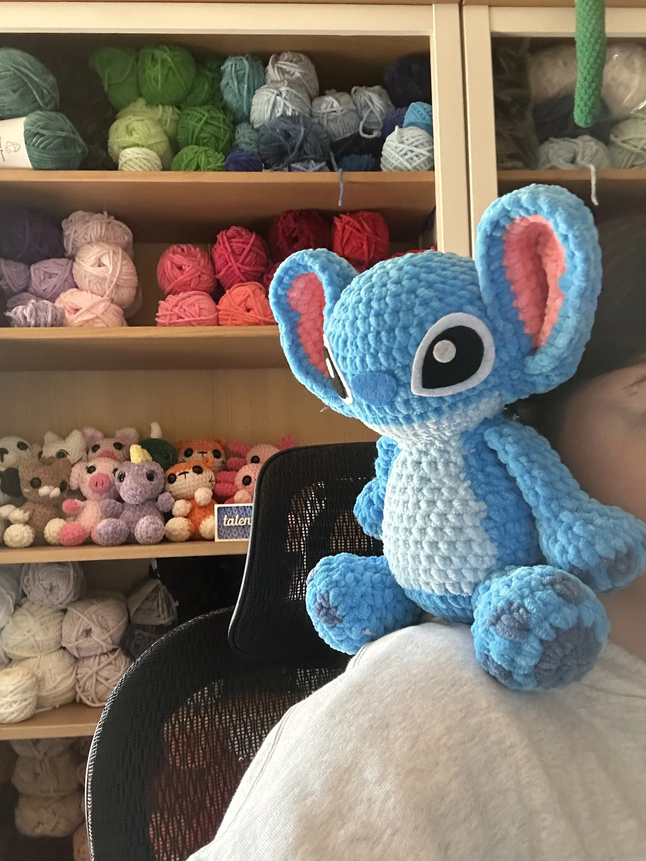 Description: Stitch |
Size: Large |
Eyes: Felt |
Price: ~ $55