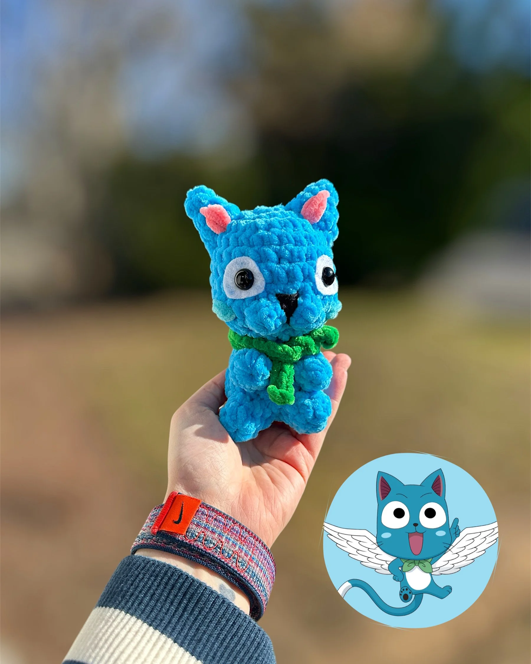 Description: Fairy Tale Cat |
Size: Mini |
Eyes: Felt & Black Safety Eyes |
Price: ~ $20