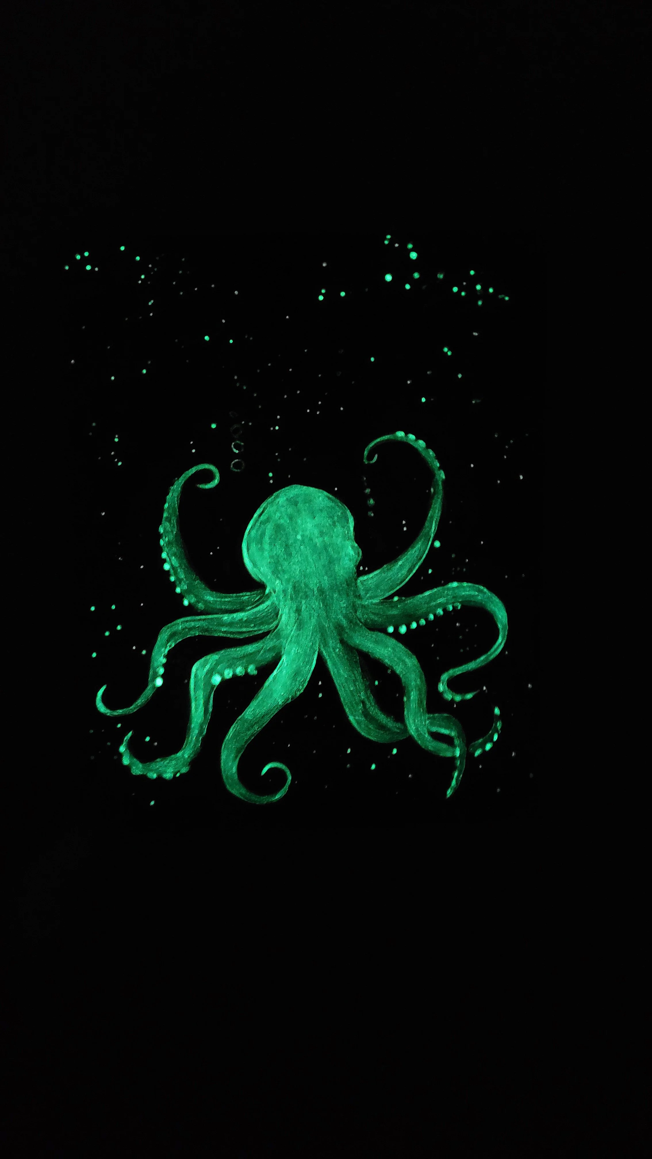 Octopus No. 1 - glowing