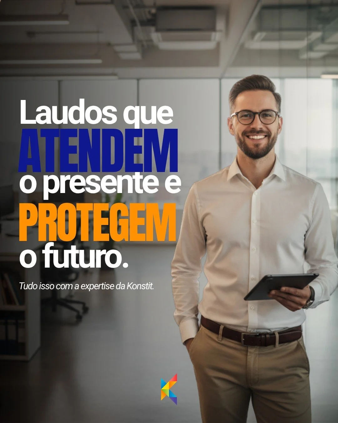 Um bom laudo n&atilde;o serve apenas para aprovar uma opera&ccedil;&atilde;o no presente.

Ele precisa ser transparente, rastre&aacute;vel e defens&aacute;vel &mdash; pronto para resistir a questionamentos amanh&atilde;.

Na Konstit, cada avalia&cced