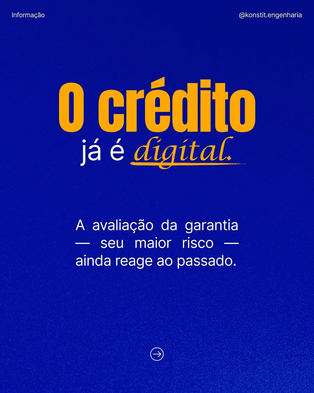 O crédito já é digital.
 Mas a avaliação da garantia ainda reage ao passado.
 No carrossel, mostramos como o setor está mudando de faixa. 👇
hashtag#Konstit hashtag#AvaliaçãoDeGarantias hasht