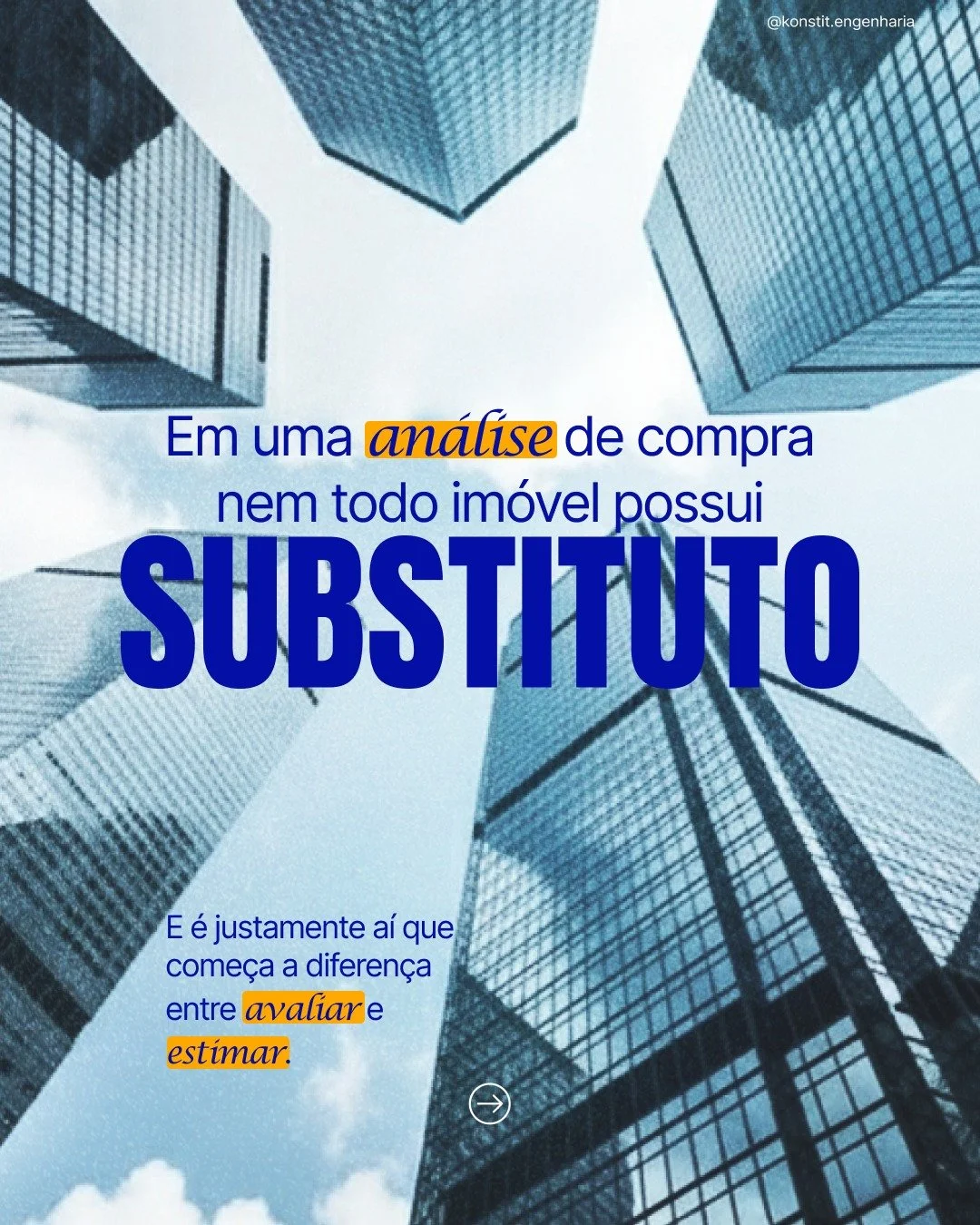 💡 Nem todo imóvel possui substituto.
 E é justamente aí que começa a diferença entre avaliar e estimar.
👉 No carrossel, mostramos como o princípio da substituição explica por que dois im&oac