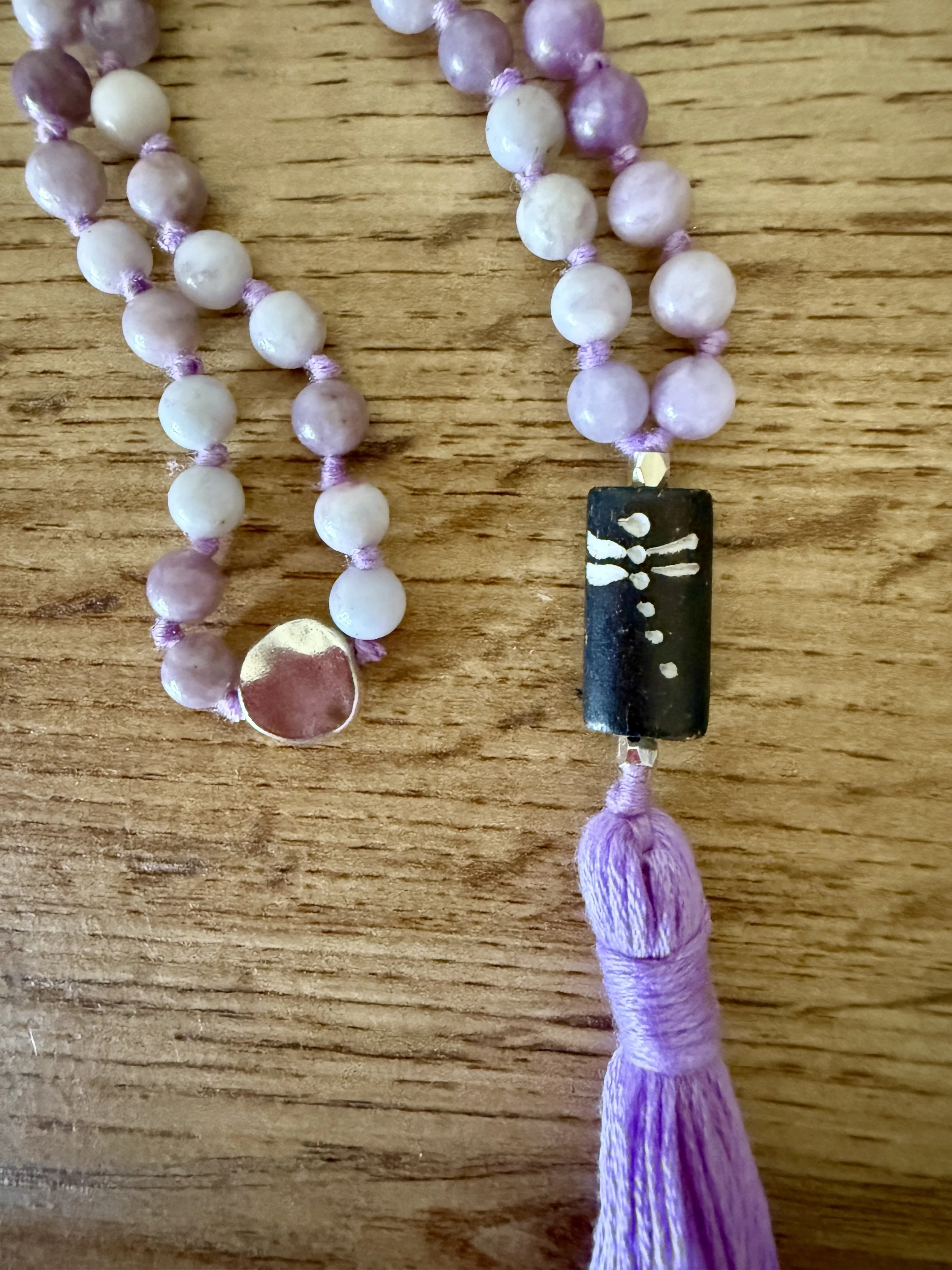 Pink Tourmaline Beads dragonfly guru bead 2.jpg