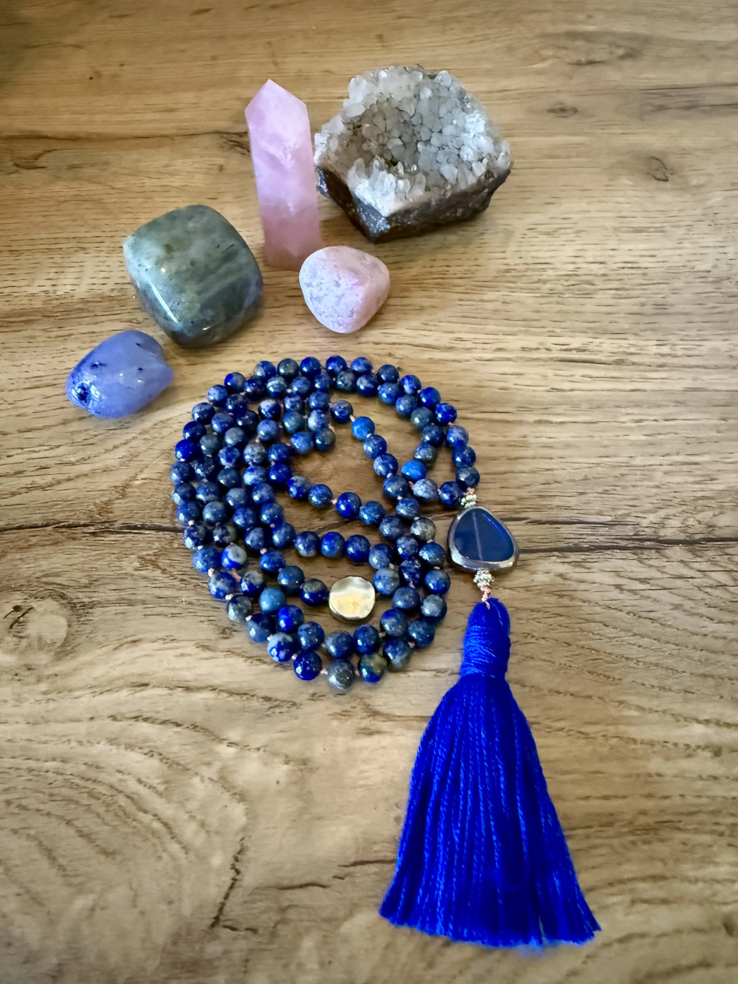 lapis lazuli beads and blue pendant 4.jpg
