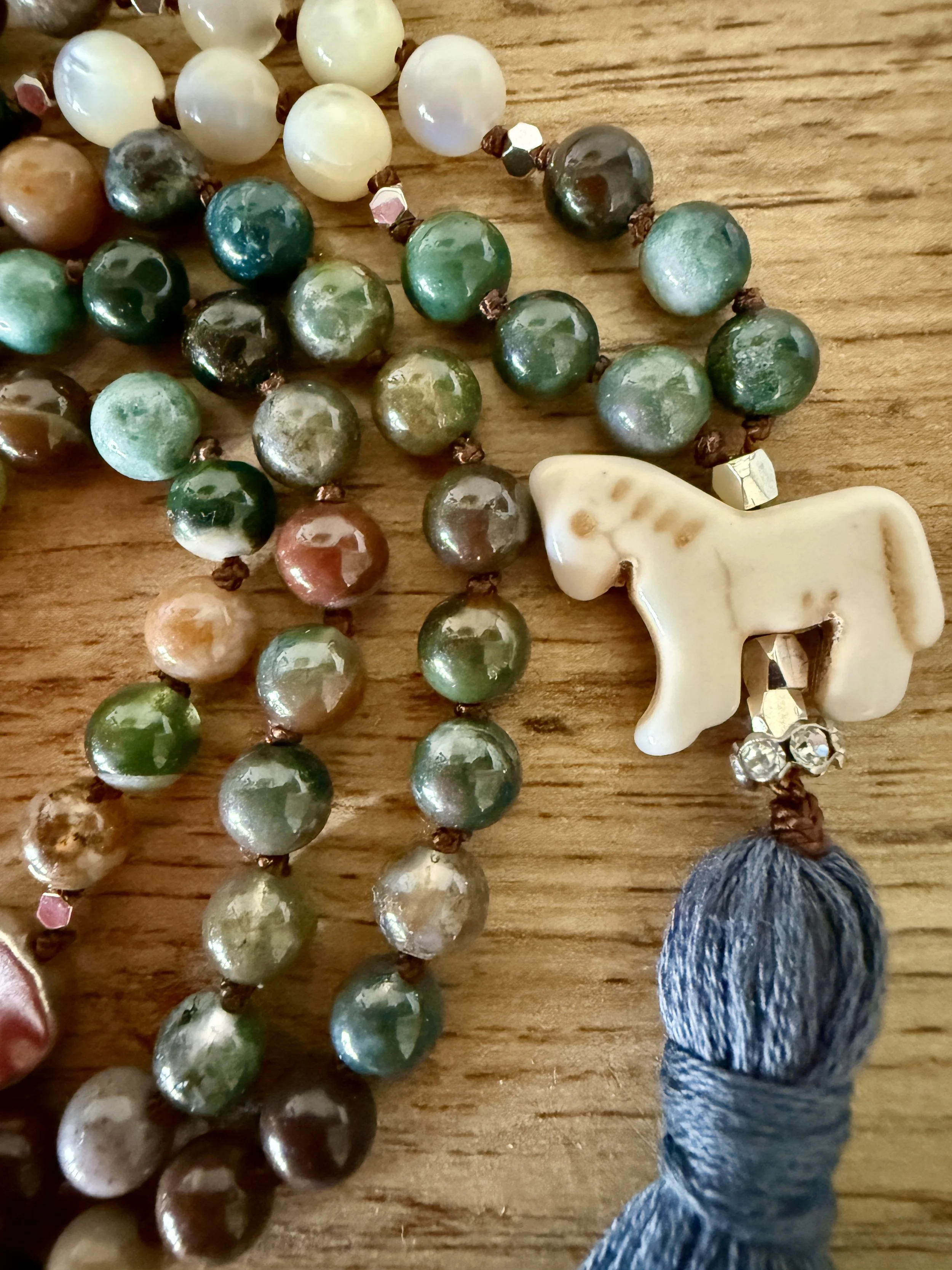 agate beads pearl beads horse 5.jpg