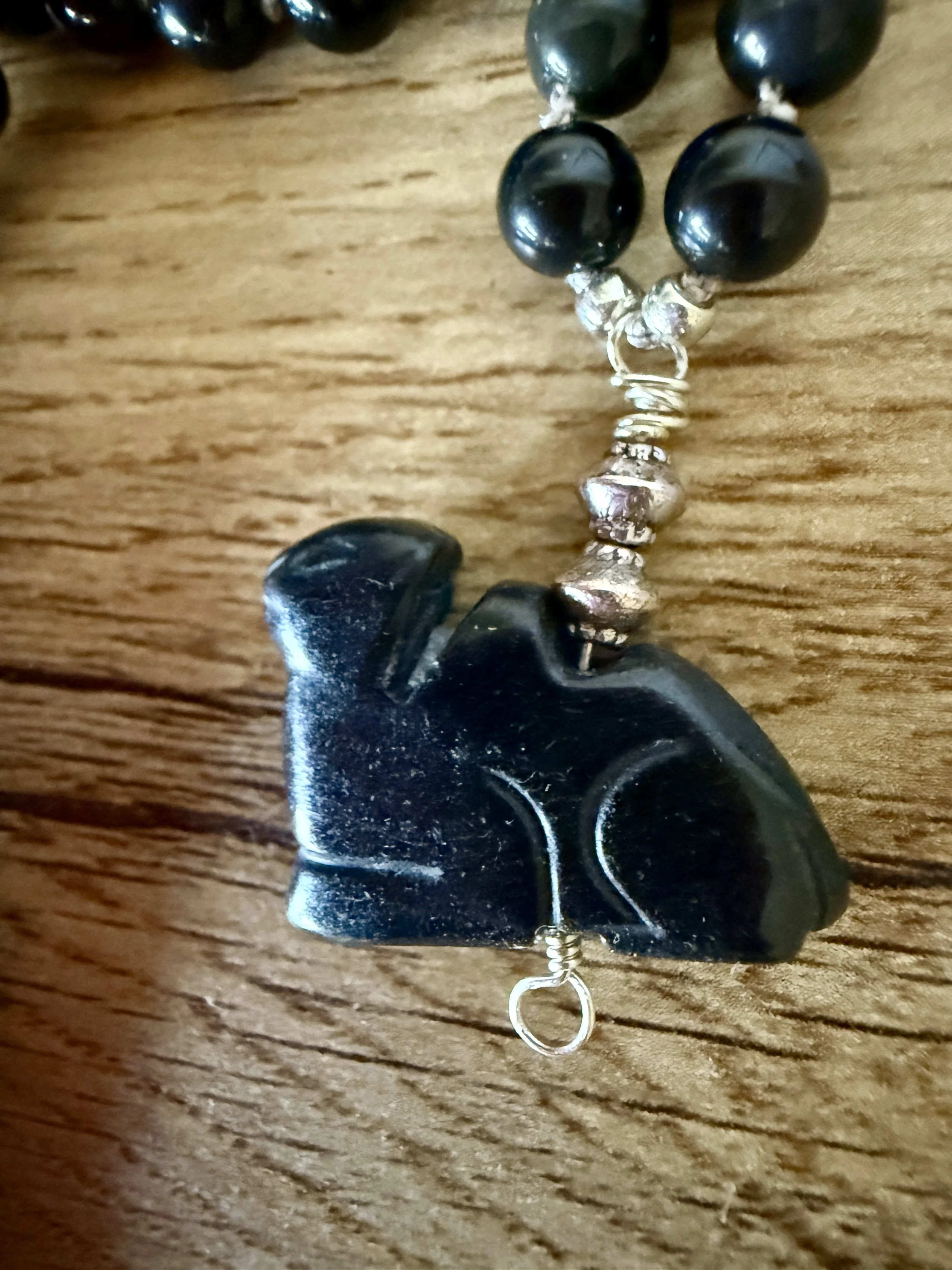 Obsidian with black stone camel 3.jpg