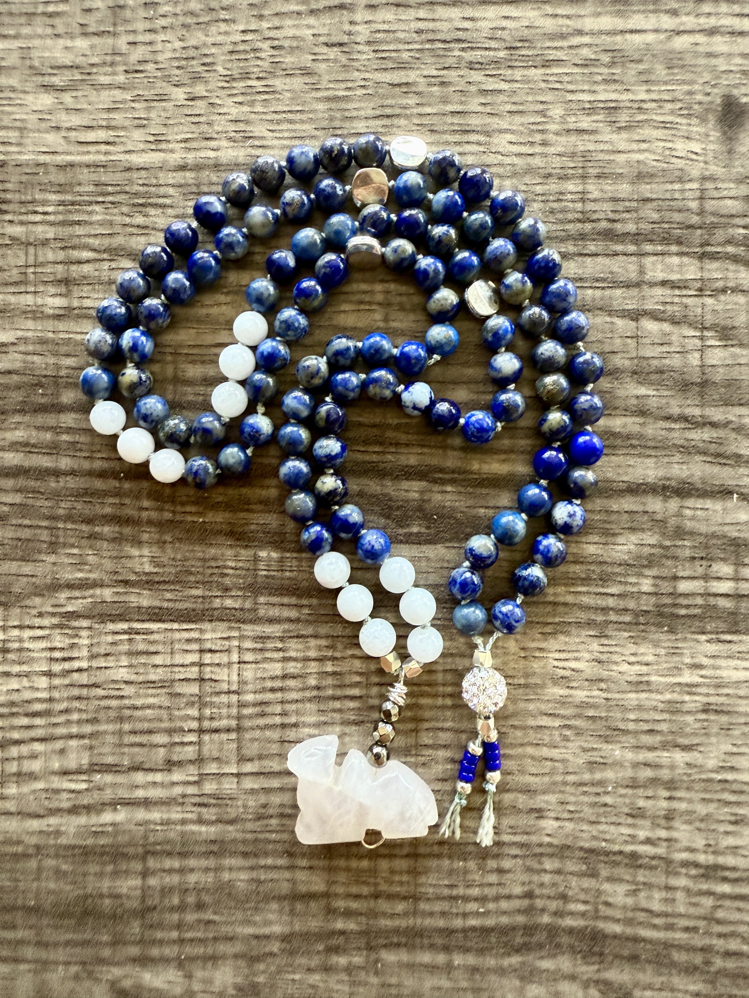 Lapis Lazuli White Jade with Rose Quartz camel 6.jpg