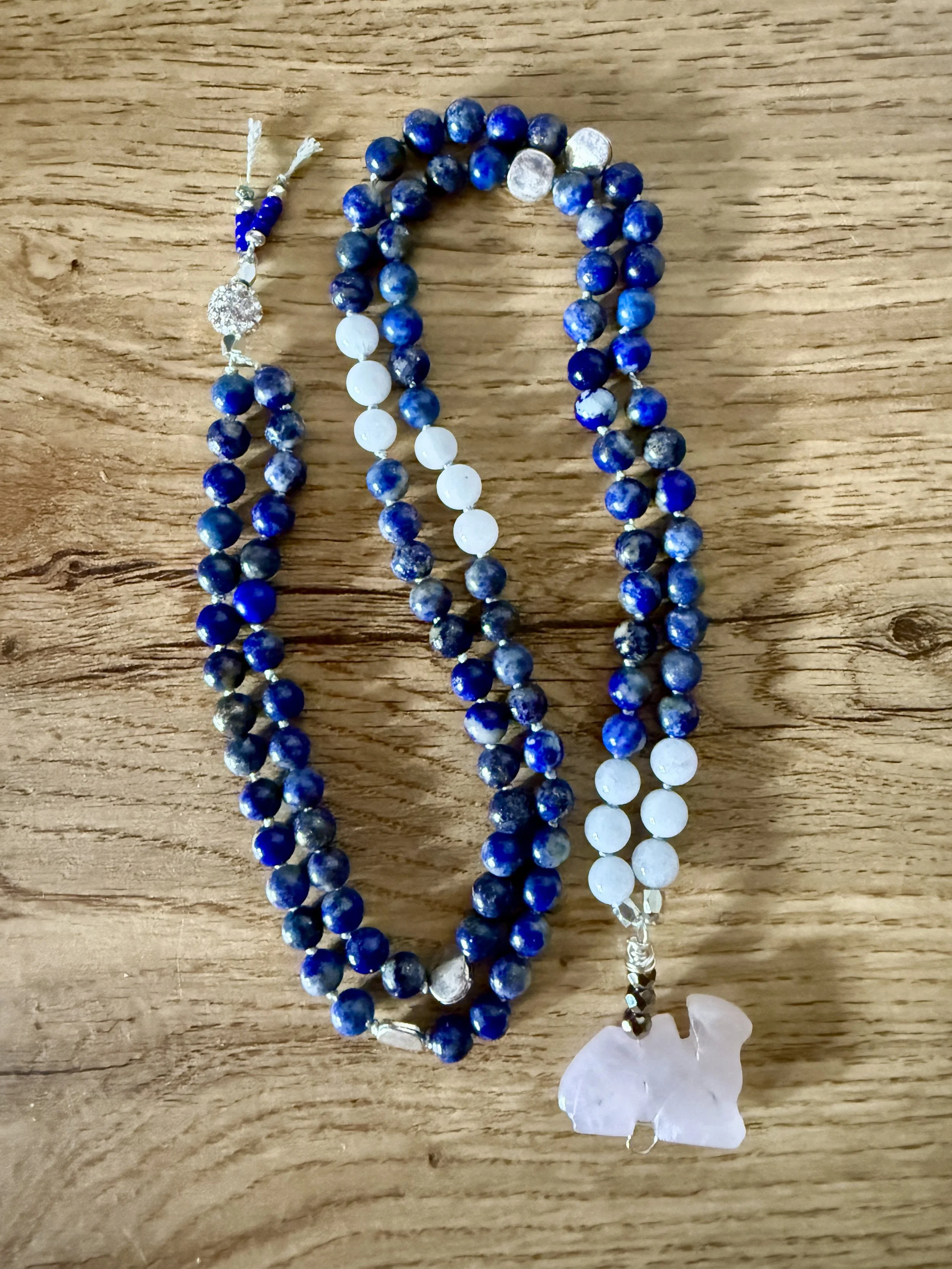 Lapis Lazuli White Jade with Rose Quartz camel 5.jpg