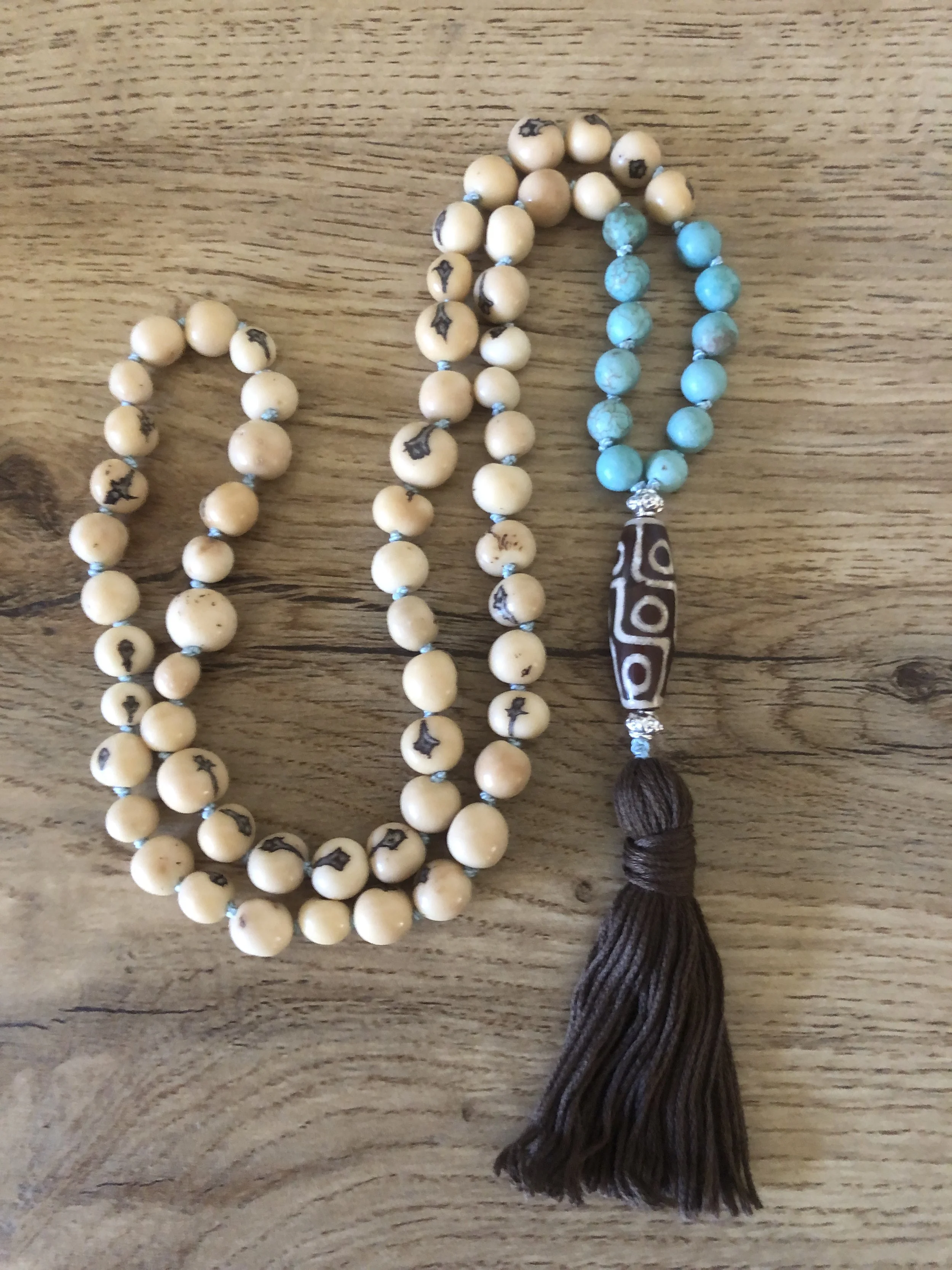 Acai beads an dzi pendant 3.JPG