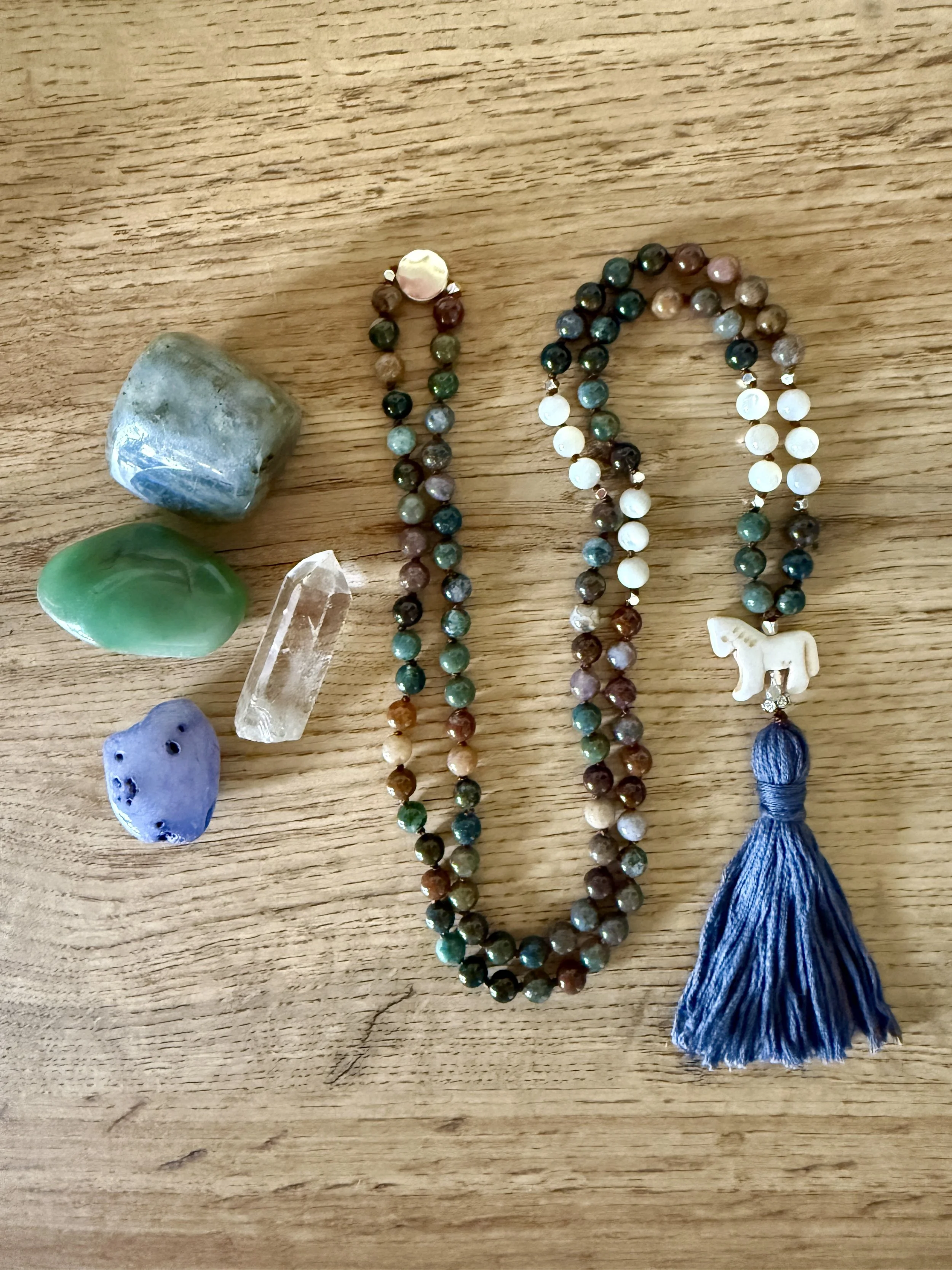 agate beads pearl beads horse 3.jpg