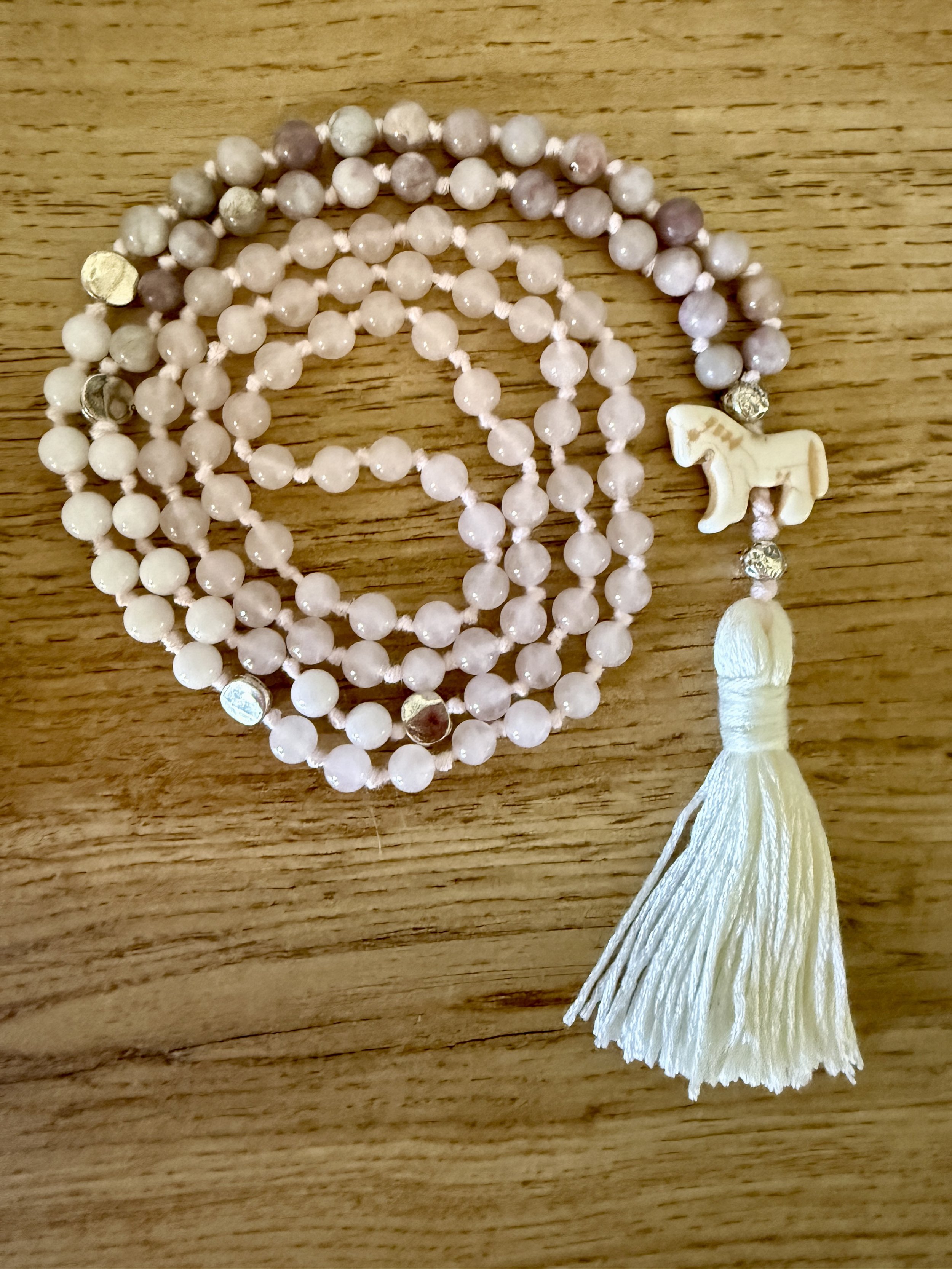 rose quartz pink tourmaline white jade horse bead 8.jpg