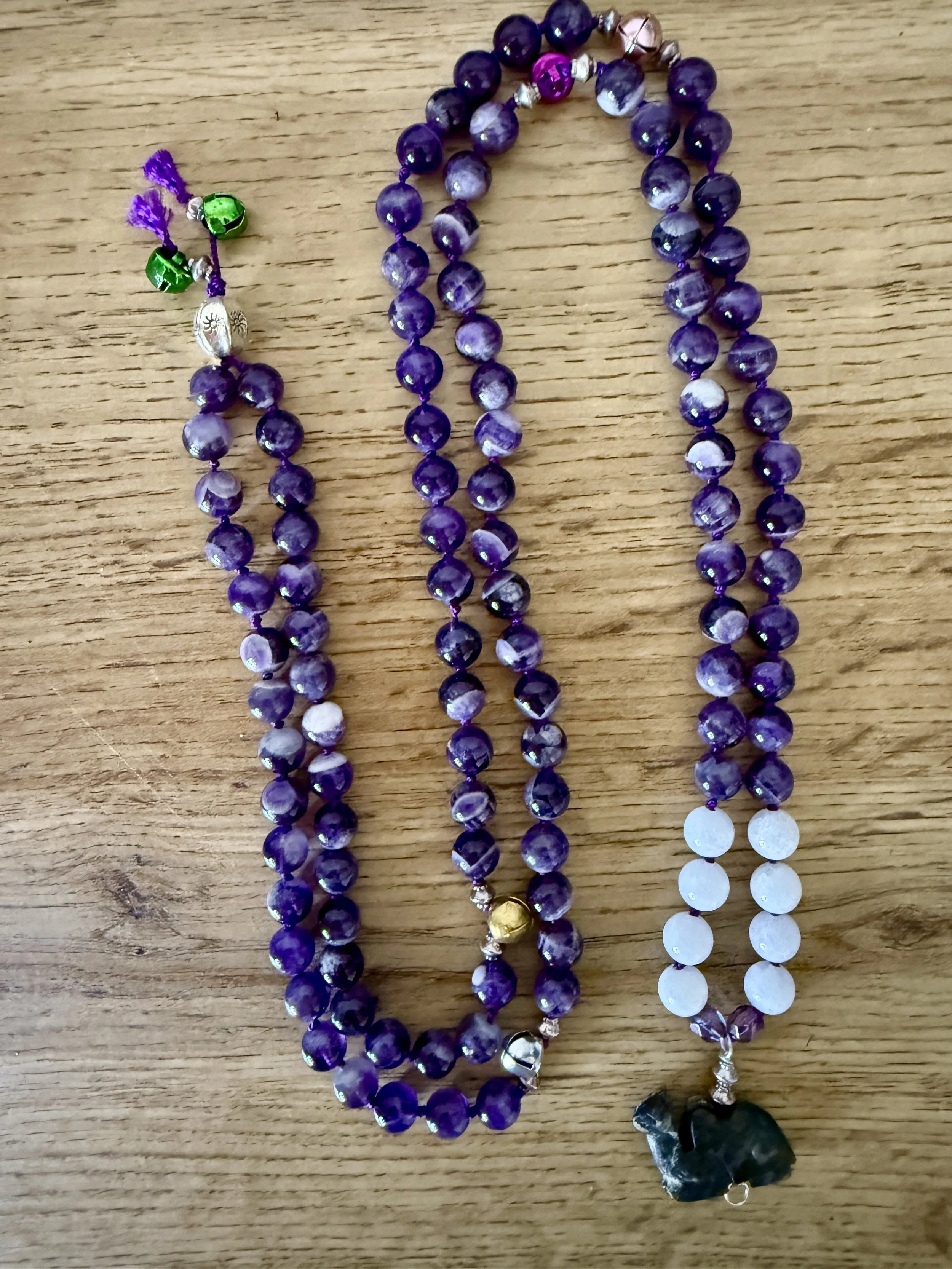 purple beads jingle bells camel pendant 10.jpg