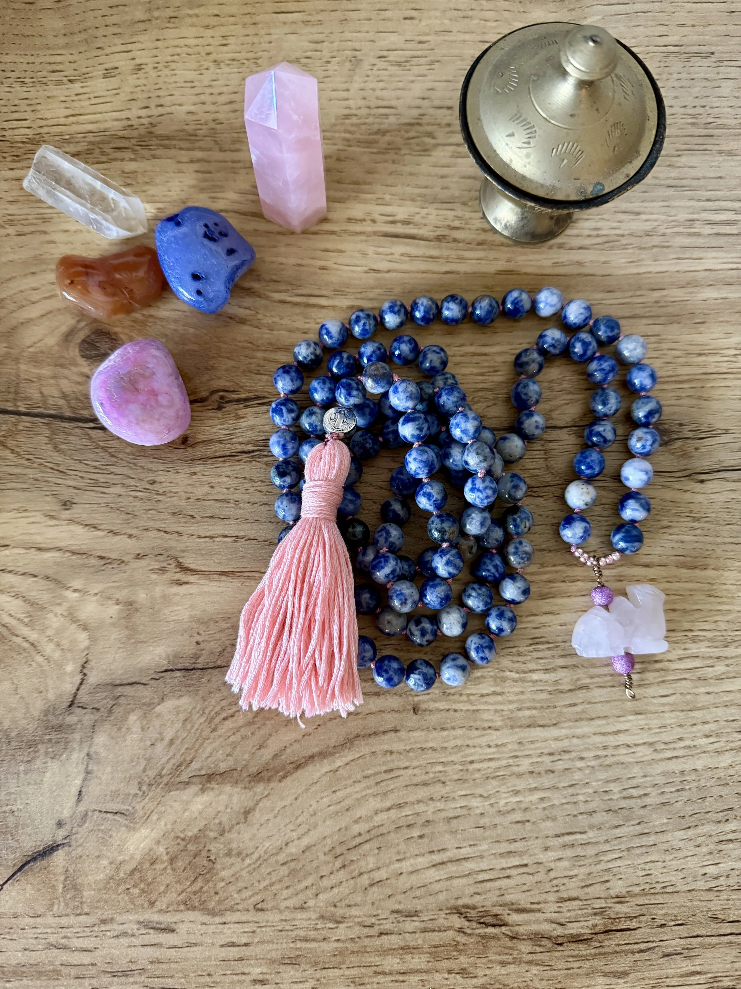 Blue jasper rose quartz camel bead 14.jpg
