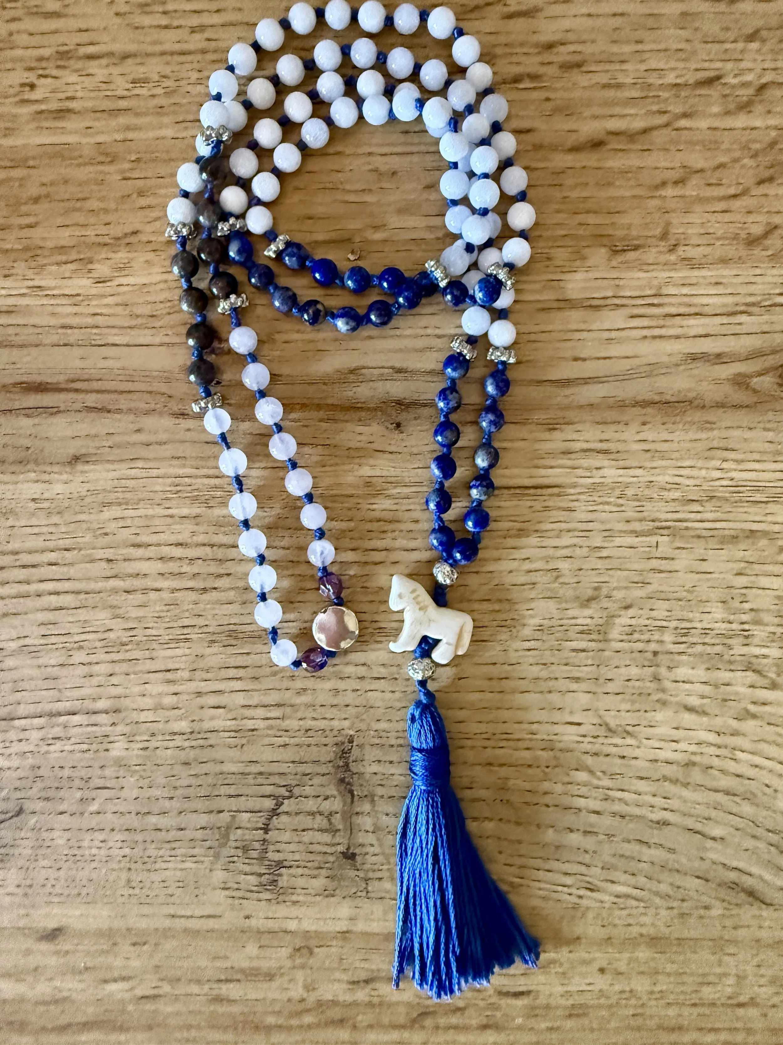 lapis lazuli white jade labrodorite white horse 1.jpg