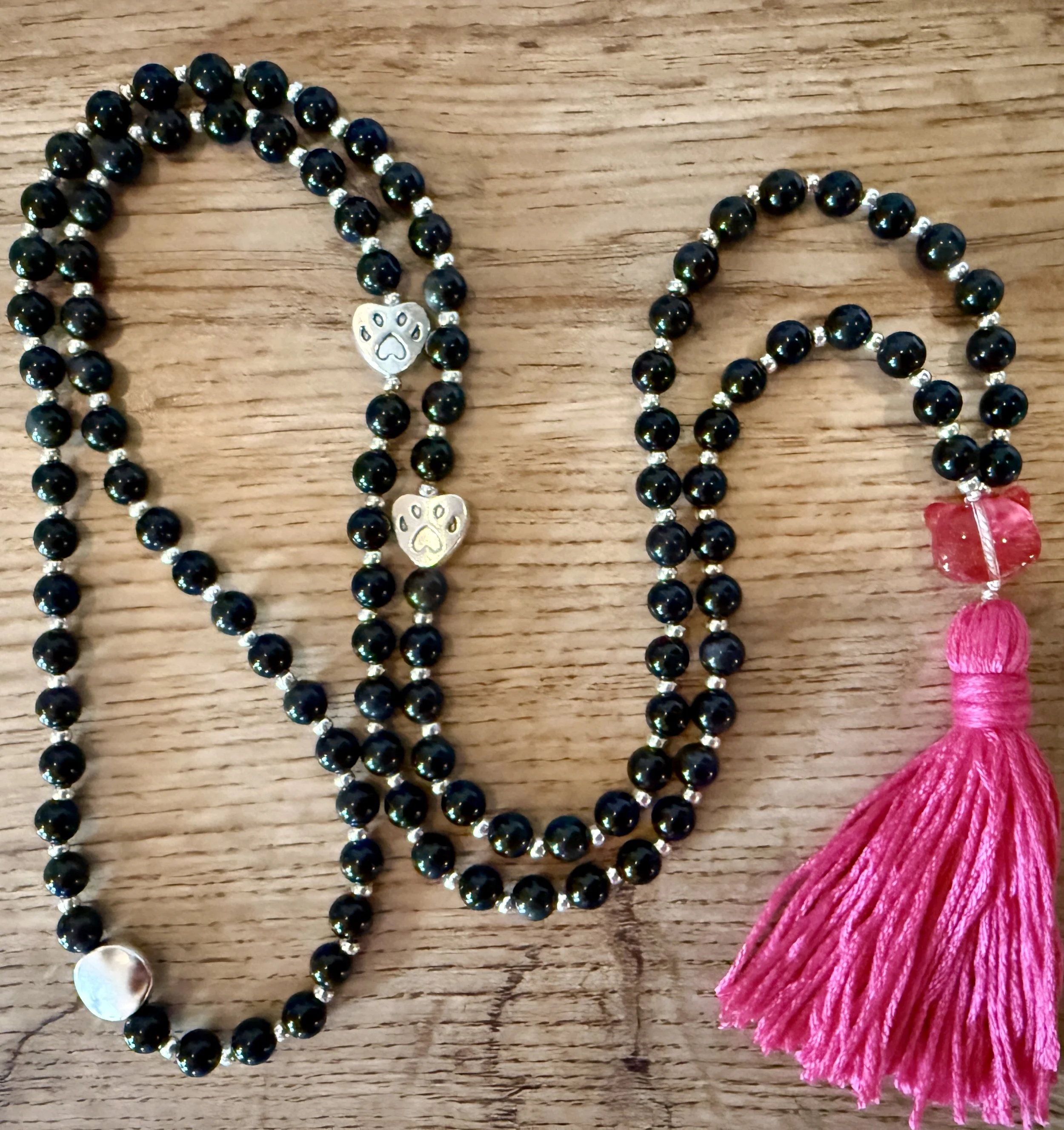 obsidian beads cat bead pendant 4.jpg