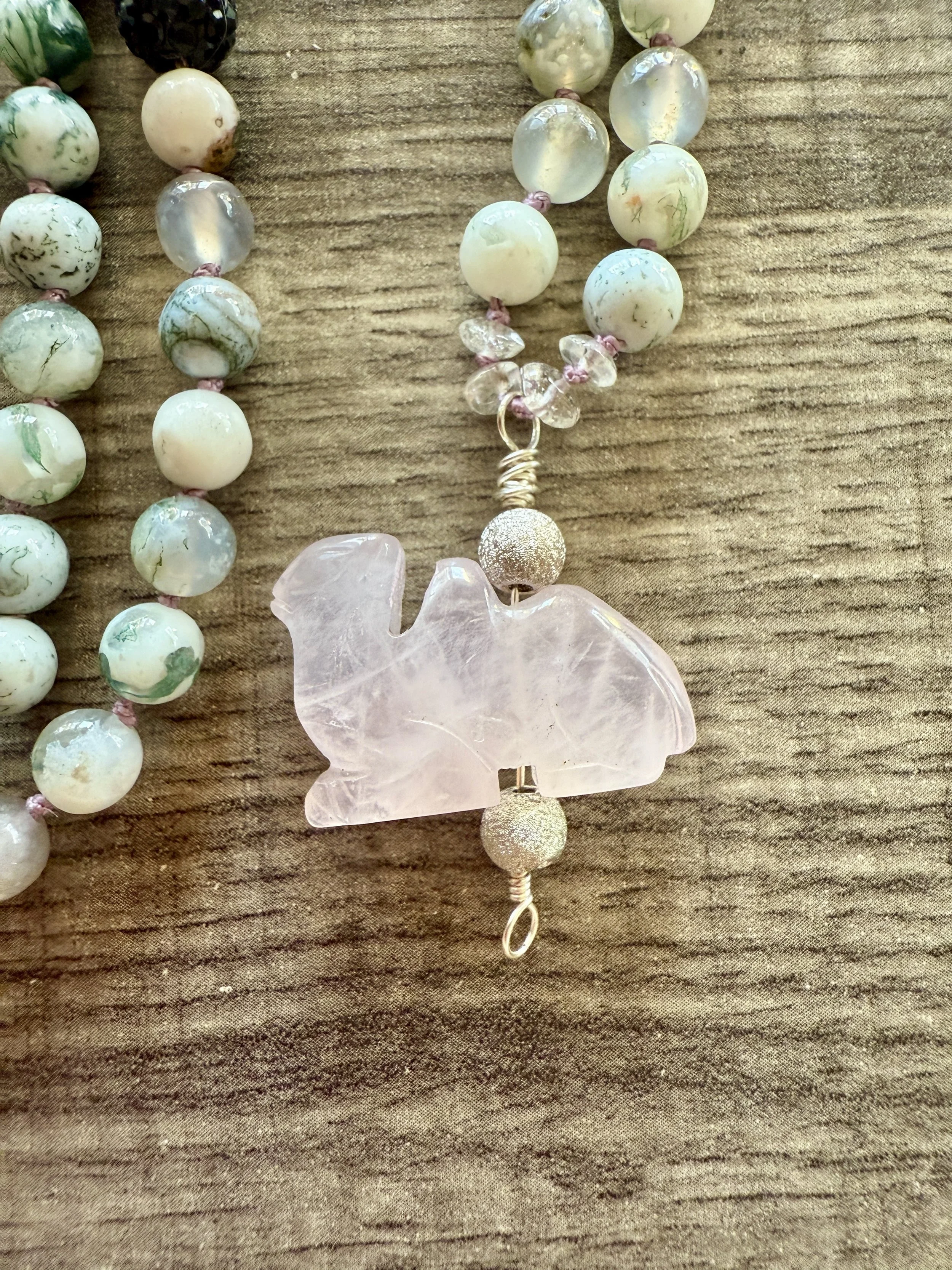 Tree Agate with Rose Quartz camel 4.jpg