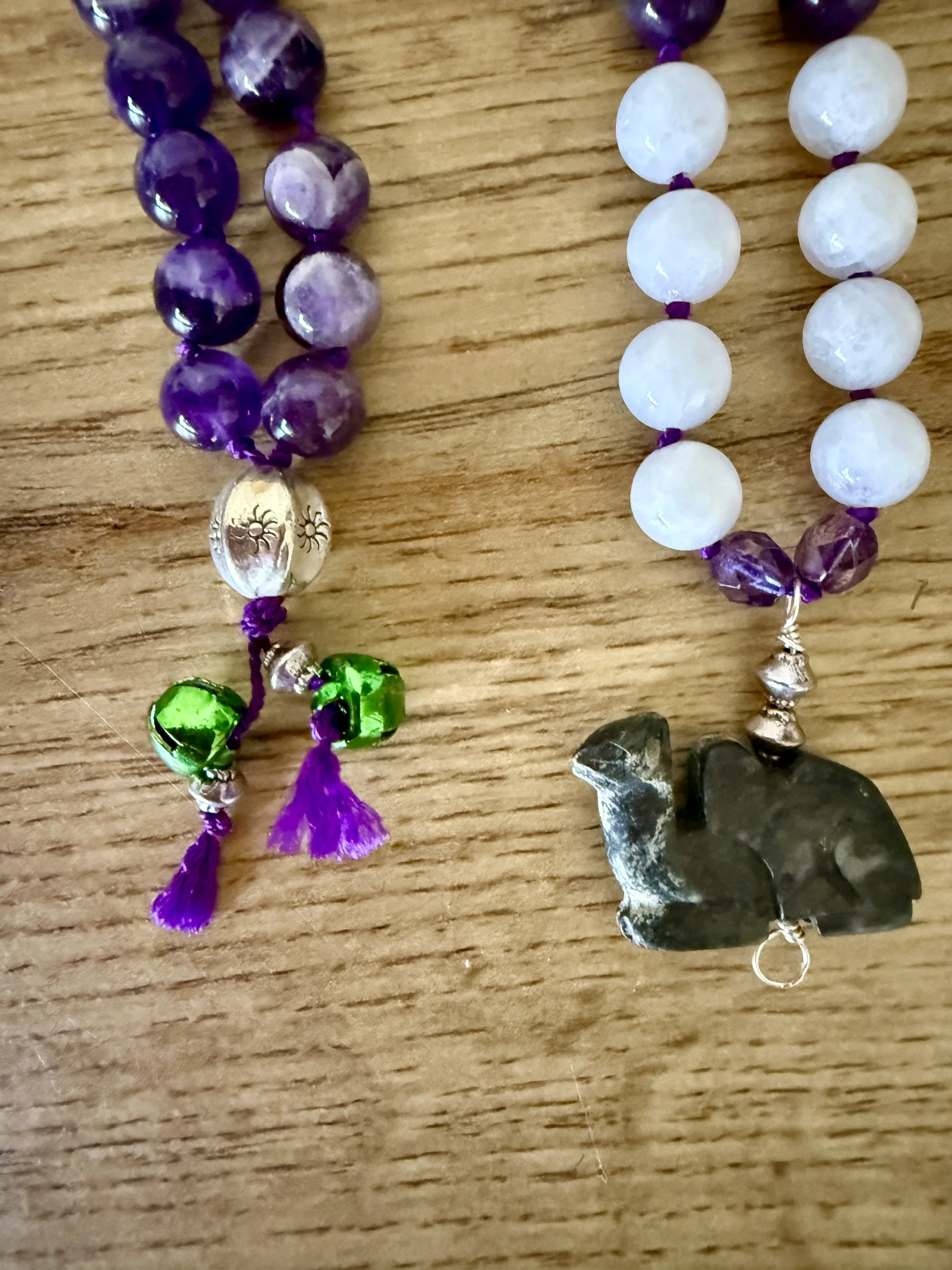 purple beads jingle bells camel pendant 8.jpg