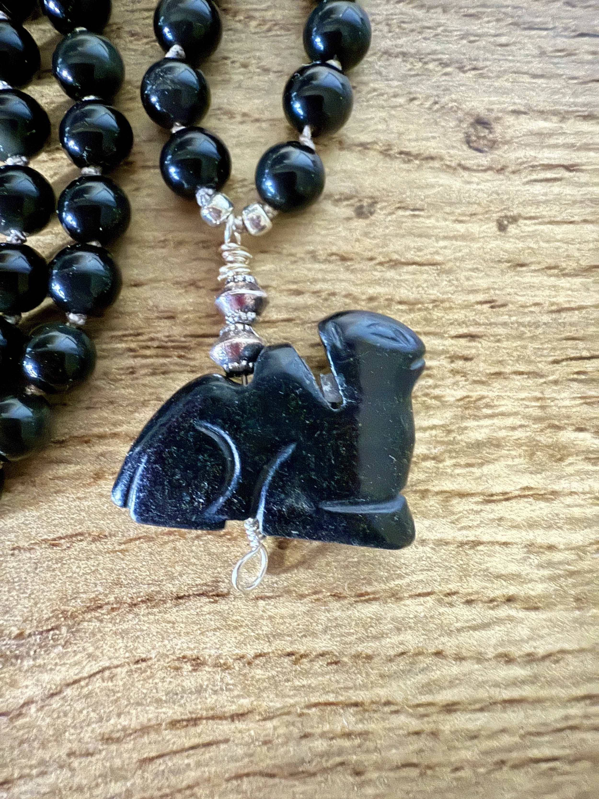 Obsidian with black stone camel 6.jpg