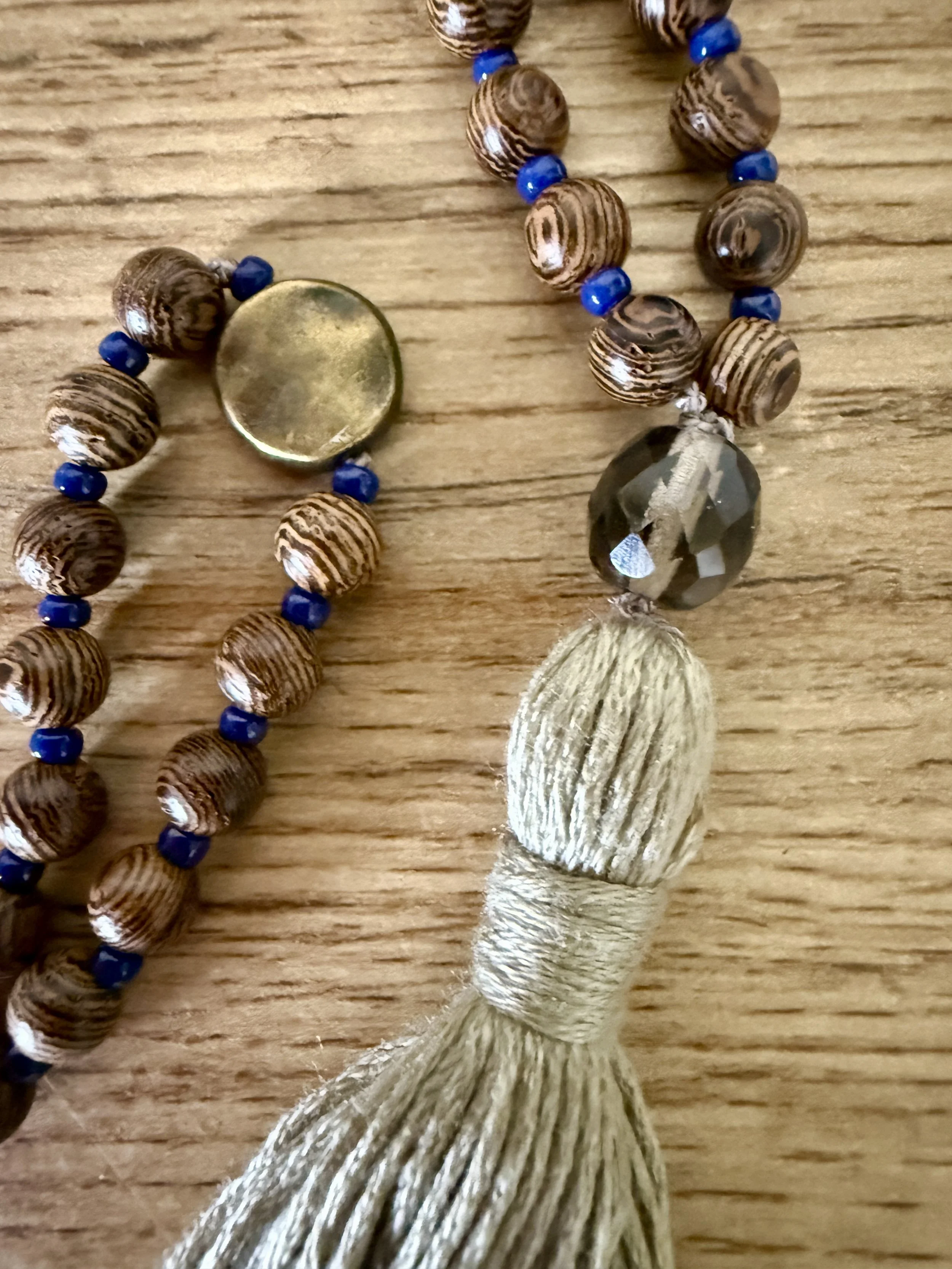 brown striped wood beads simple mala.jpg