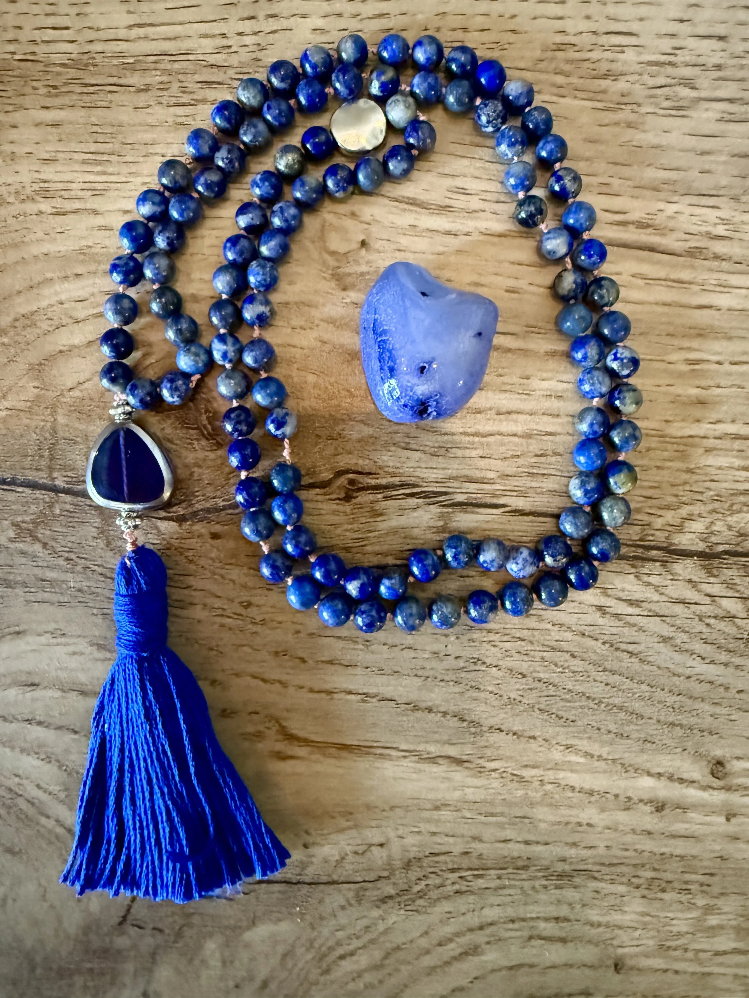 lapis lazuli beads and blue pendant 1.jpg