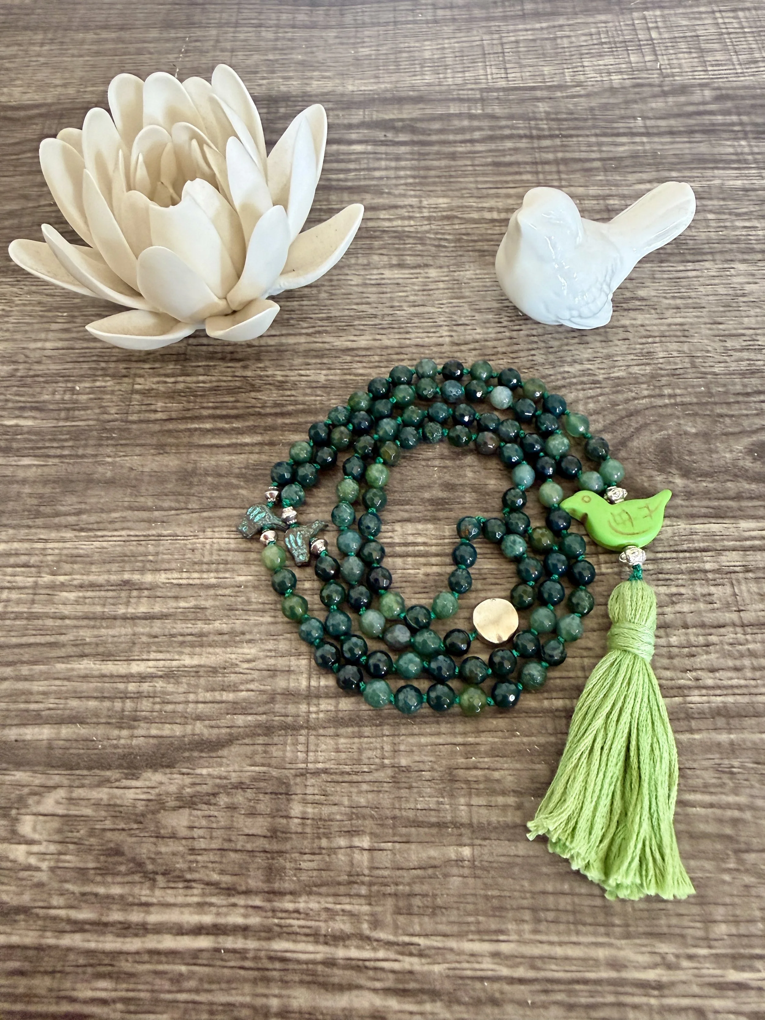 moss agate faceted beads green duck paina birds 6.jpg