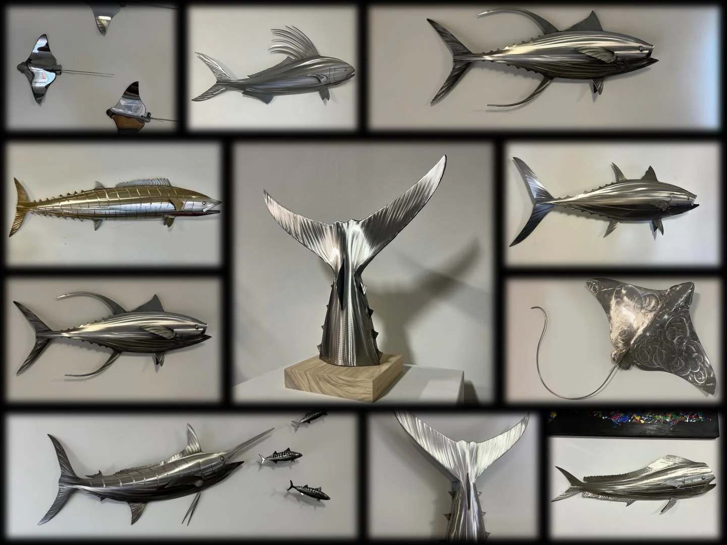 What salty favorites should I add to the stainless steel pelagic collection this year? 

gallartworks.com 

#sculptureartist #marineart #saltwaterfish