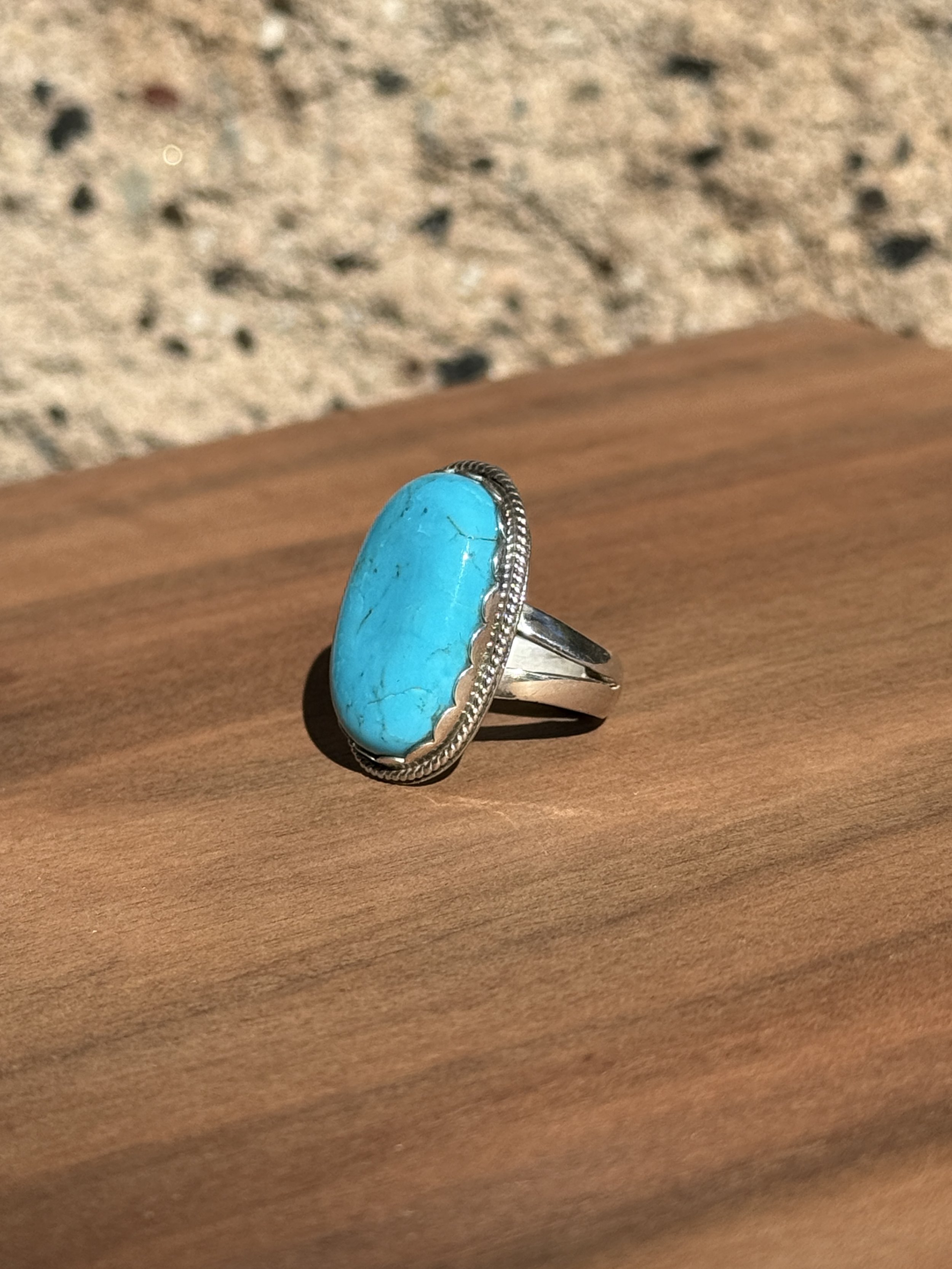 Campitos Turquoise Ring No. 006 / 925 Sterling - Sold