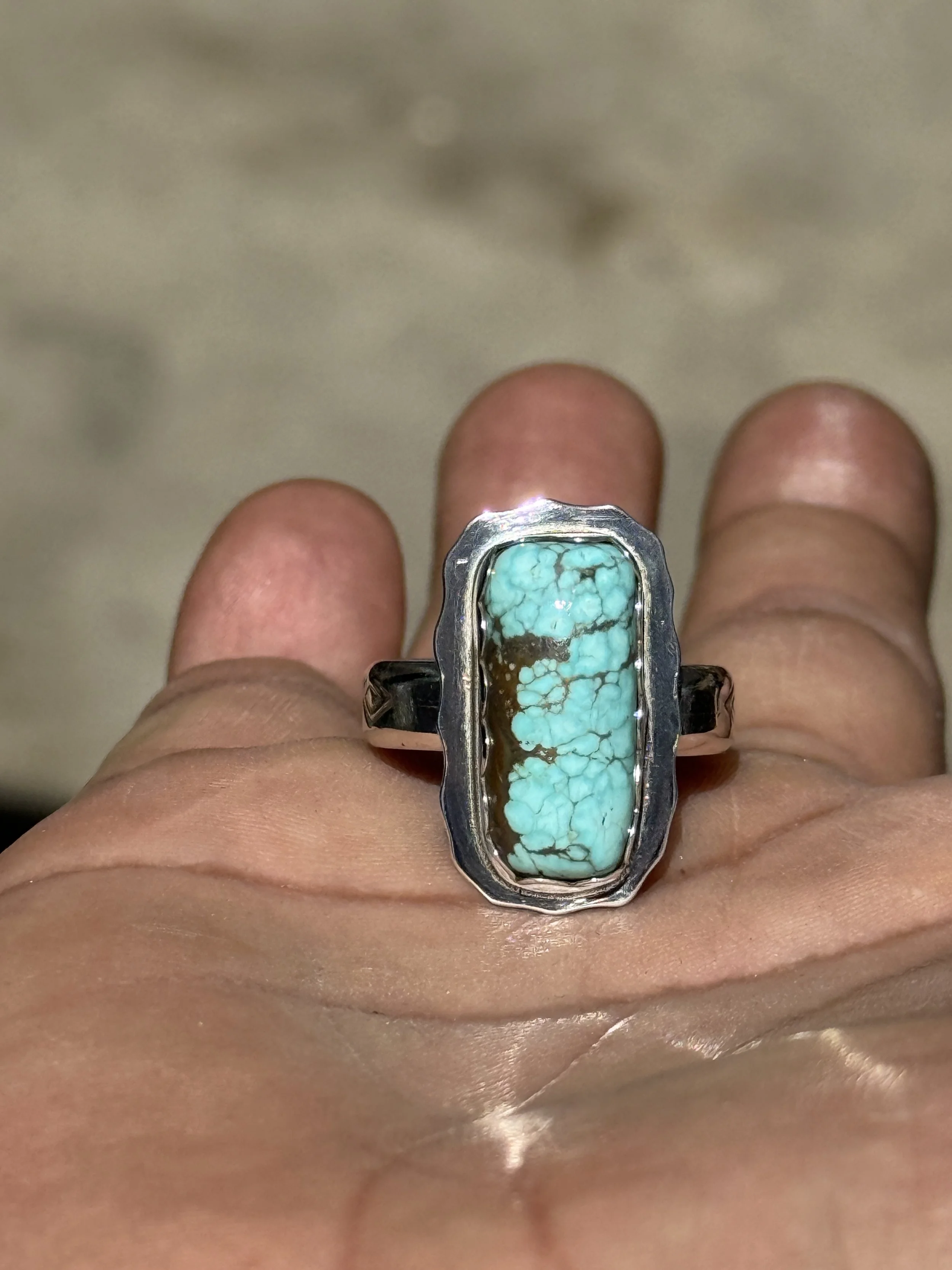 Royston turquoise Ring No. 008 / 925 Sterling - Sold