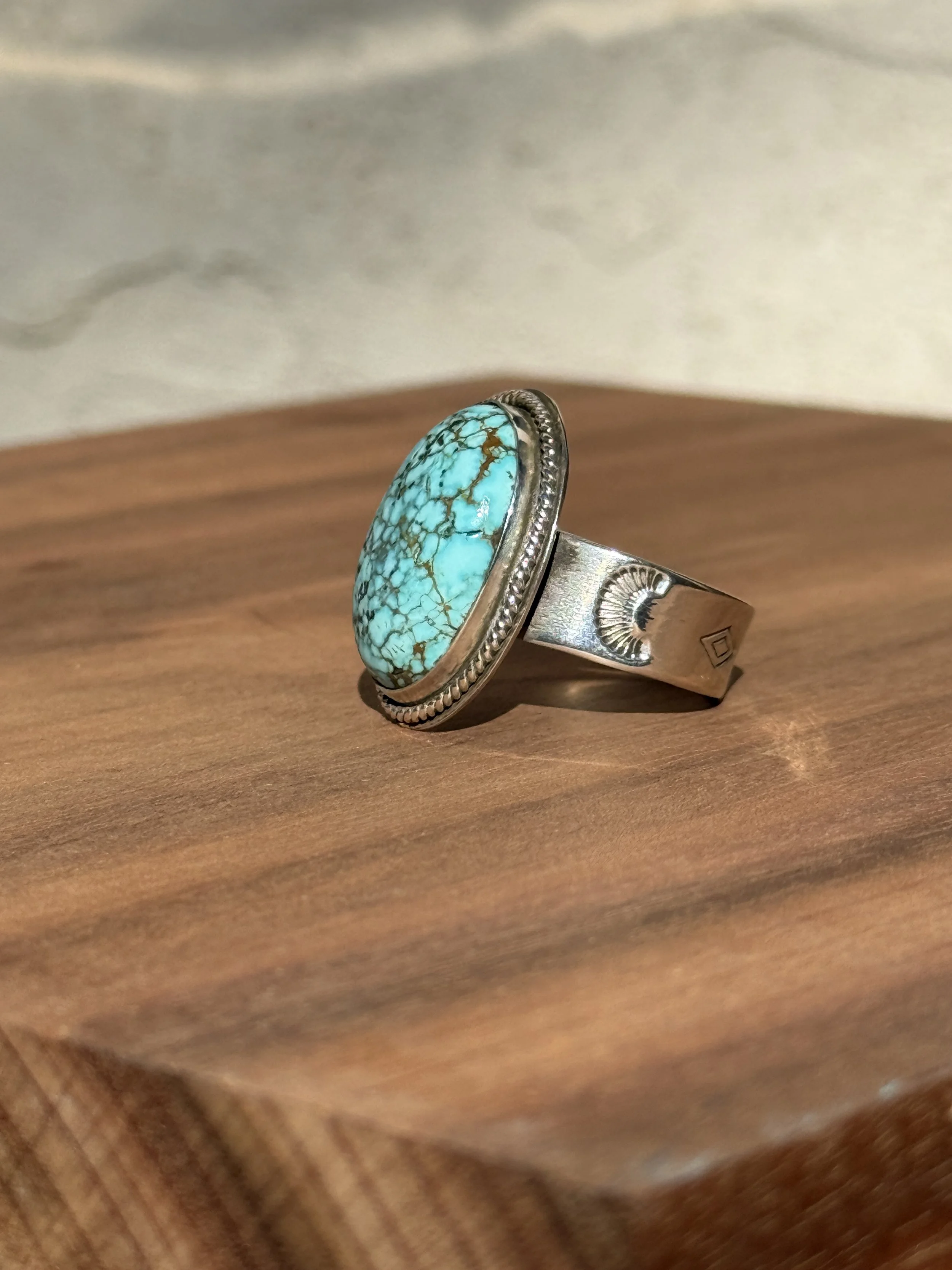 Royston Turquoise Ring No. 006 / 925 Sterling - Sold