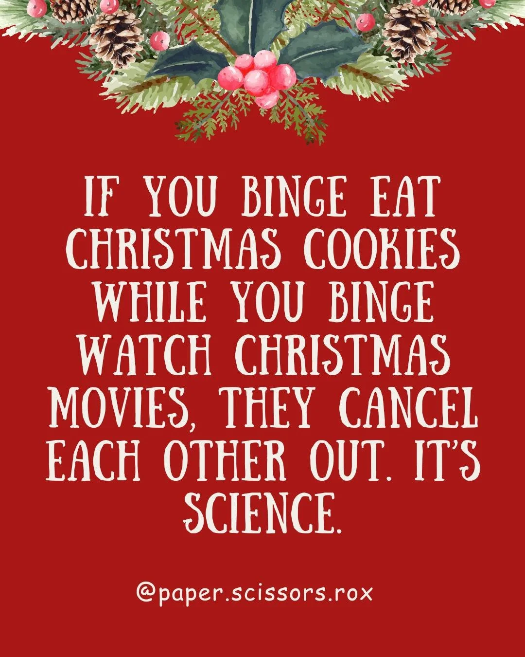 🍪🎥 Binge Smart This Christmas &ndash; It&rsquo;s Science! 🎥🍪 

Who else agrees that Christmas cookies + Christmas movies = Perfect balance? 🎄✨ We won&rsquo;t argue with science! Treat yourself to all the festive fun this season! 

Looking for mo