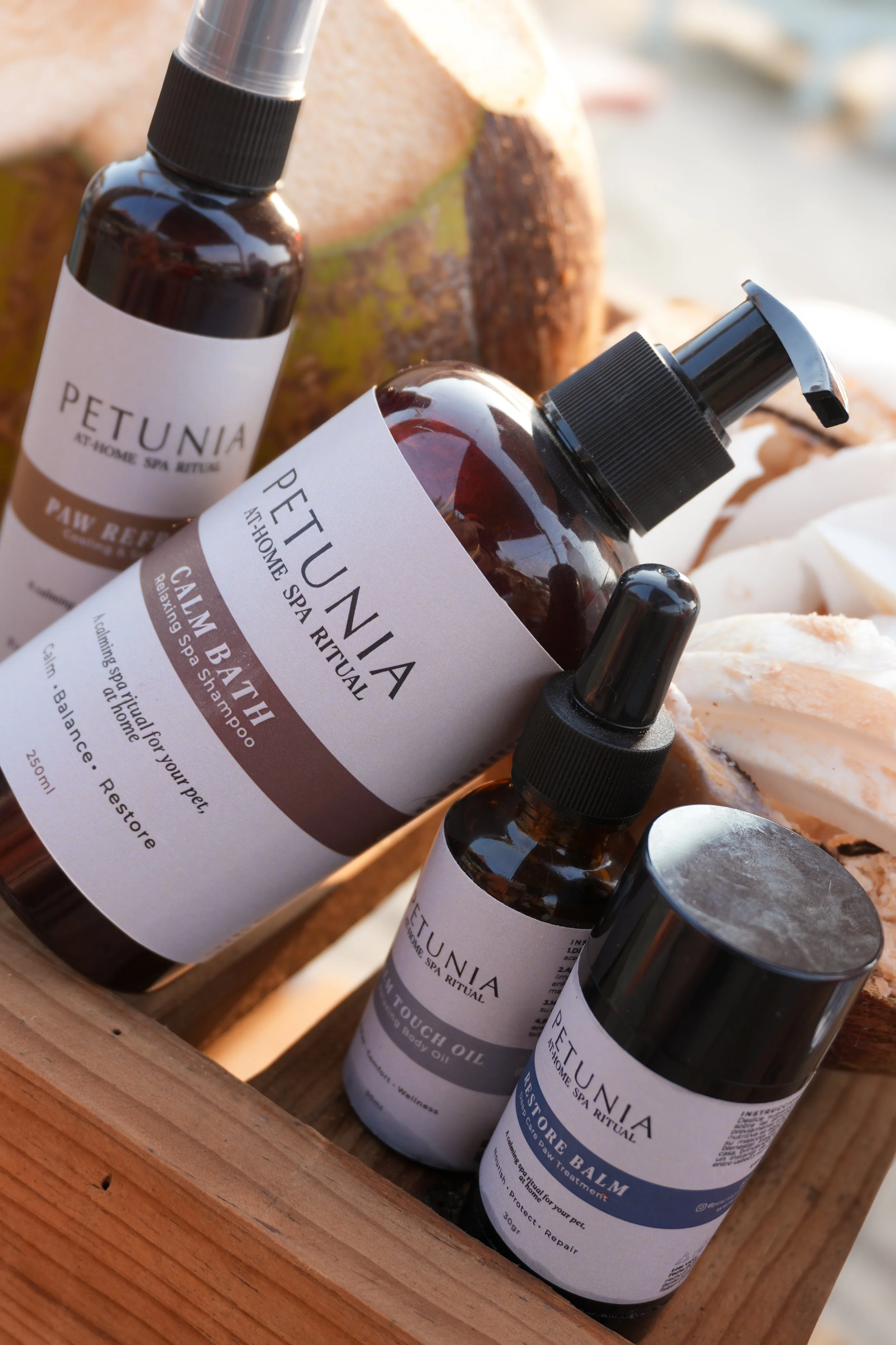 Petunia At- Home Spa Ritual: Lleva la experiencia Petunia a tu hogar con nuestra línea de productos