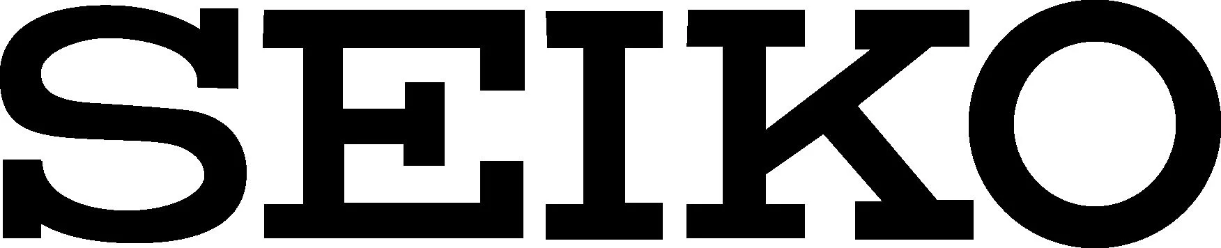 Bold black text spelling 'SEIKO' on a white background.