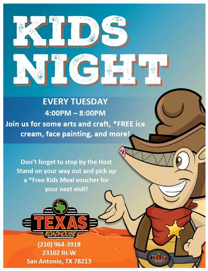 Kids Night at Texas Roadhouse