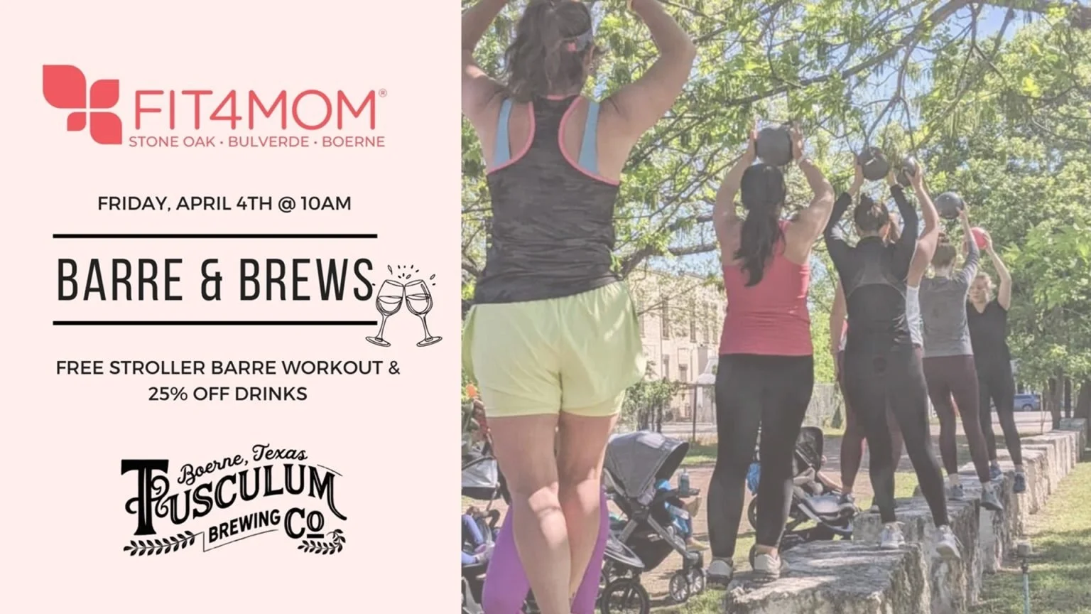 Stroller Barre & Brews at Tusculum Brewing Co