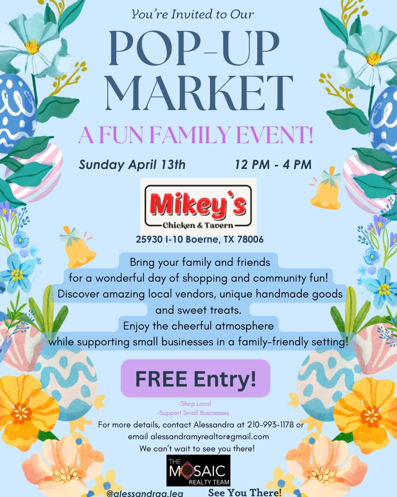 Pop up Market at Mikey's Chicken & Tavern