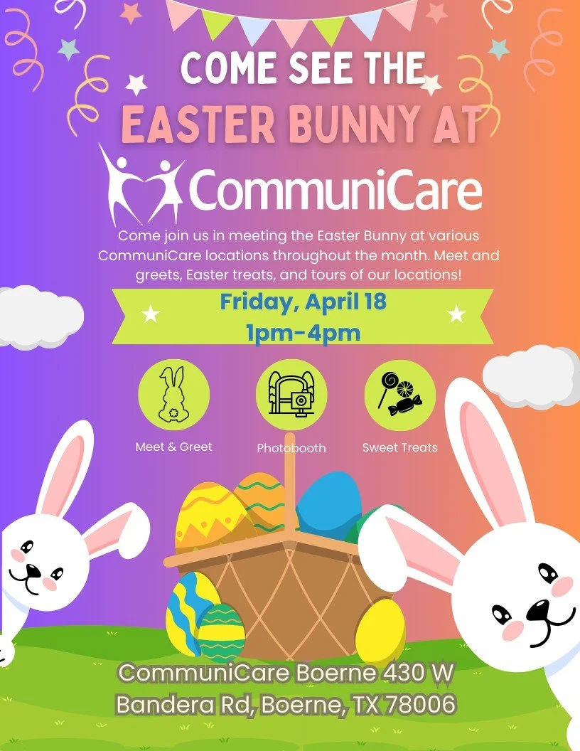Easter Bunny Visit at CommuniCare Boerne