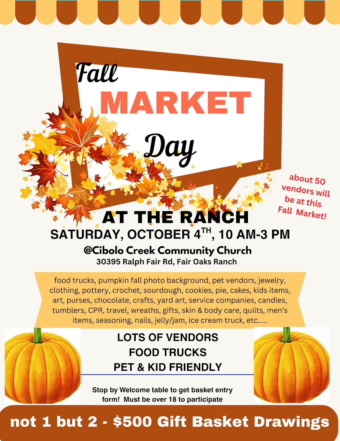 Fall Market Day at The Ranch