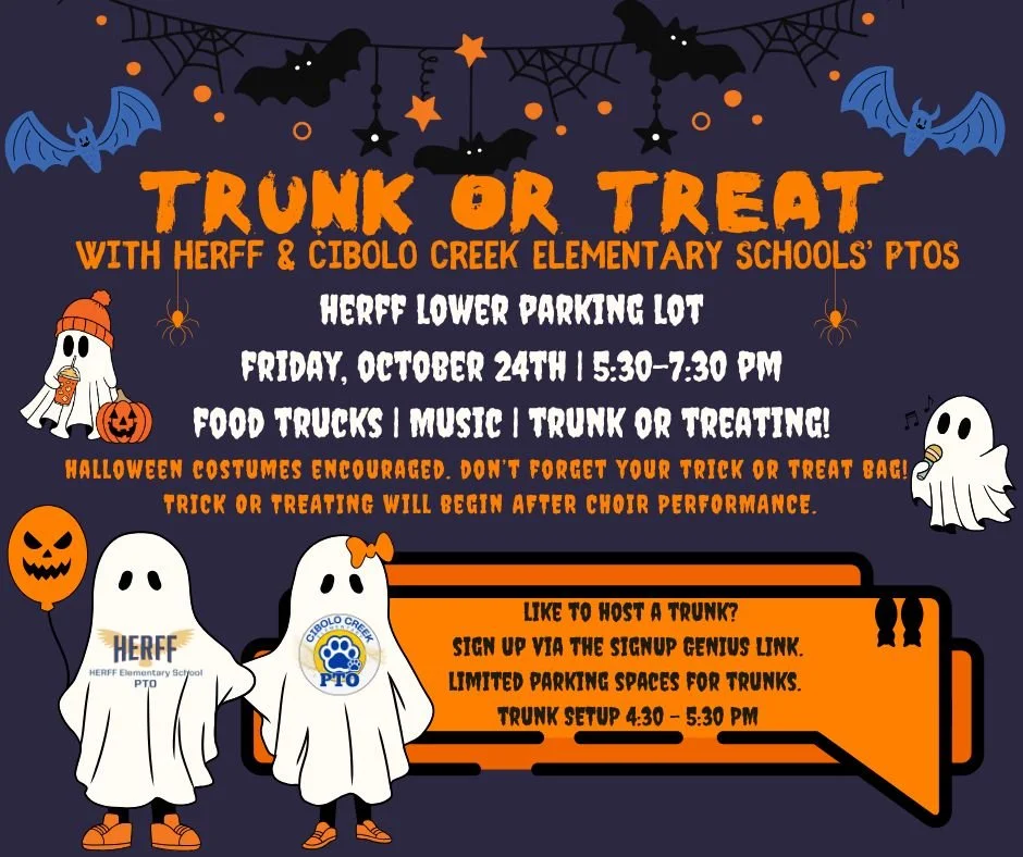 Trunk or Treat with Herff & Cibolo Creek Elementary PTOs