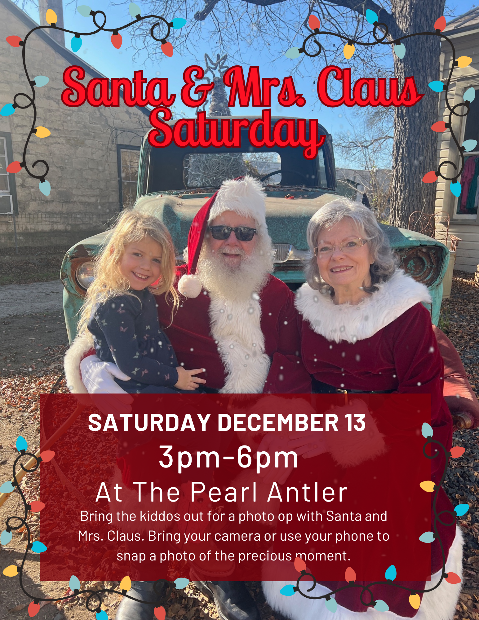 Santa & Mrs Claus Saturday - Kinder Fest Weekend