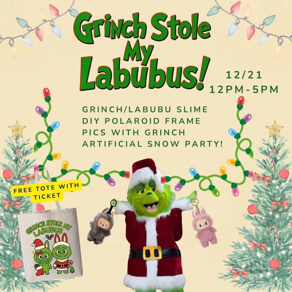 Grinch Stole my Labubus!