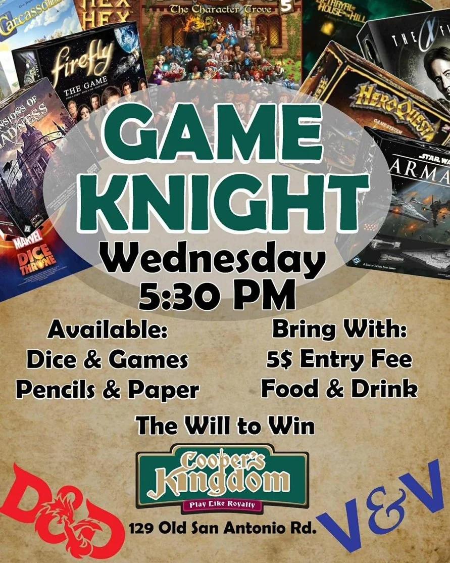 Game Knight at Coooper's Kingdom