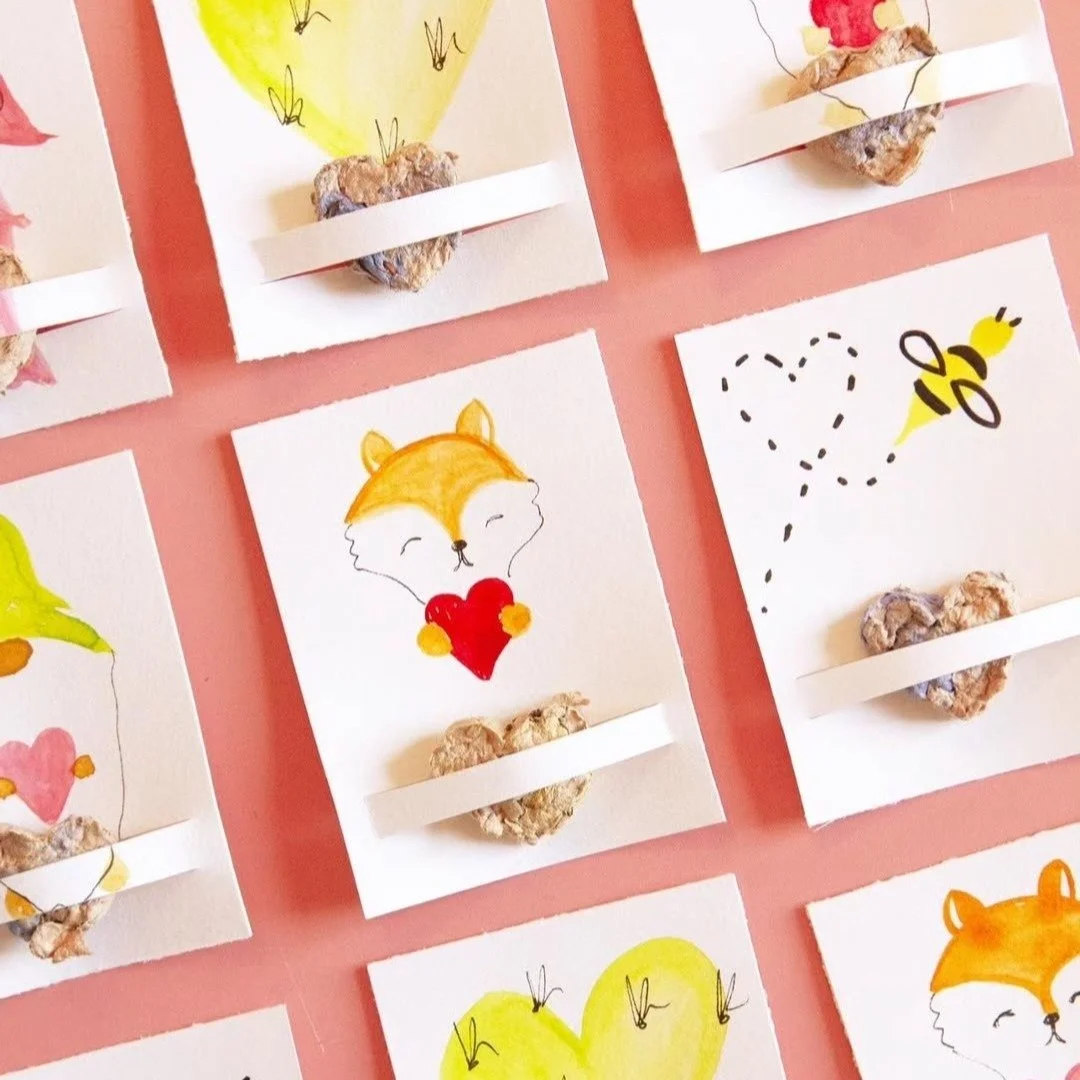 Seed Bomb Valentine's Card Workshop