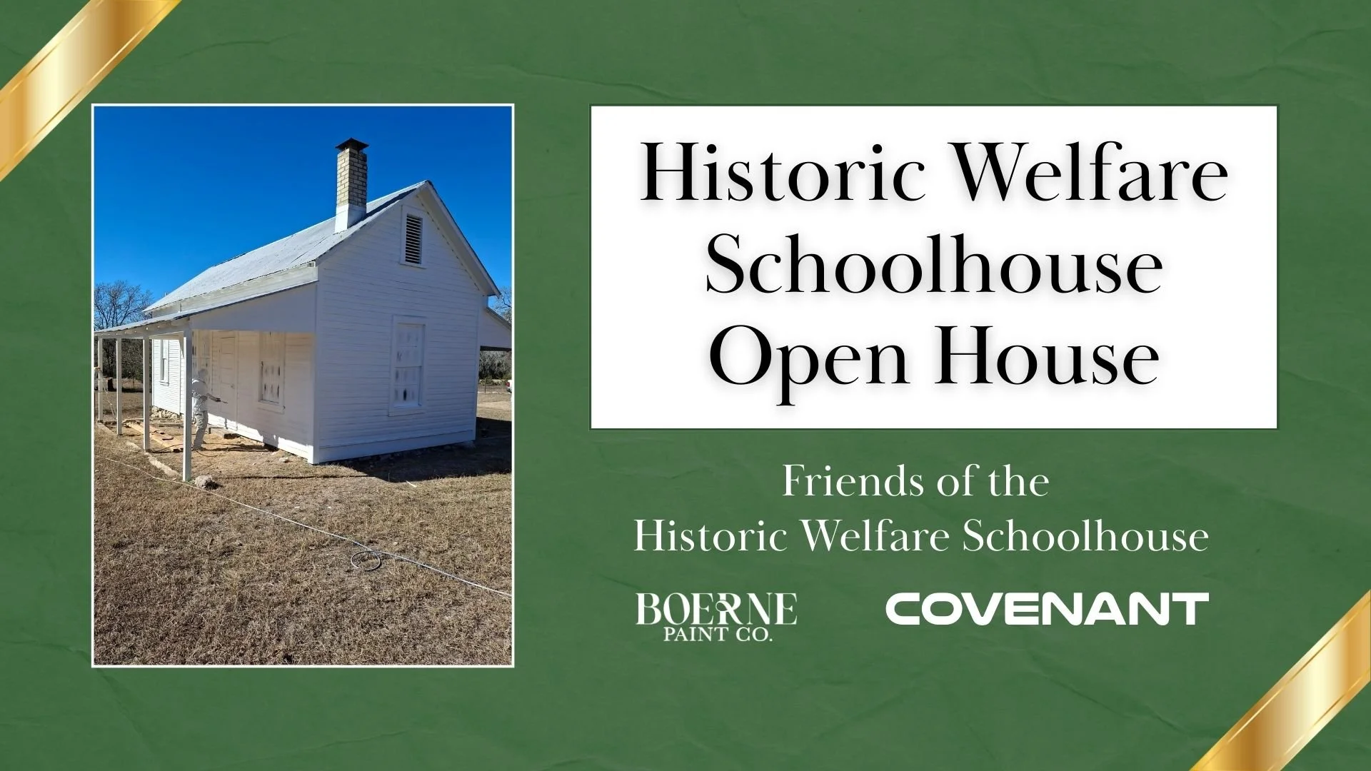 Free Open House at the Historic Welfare School